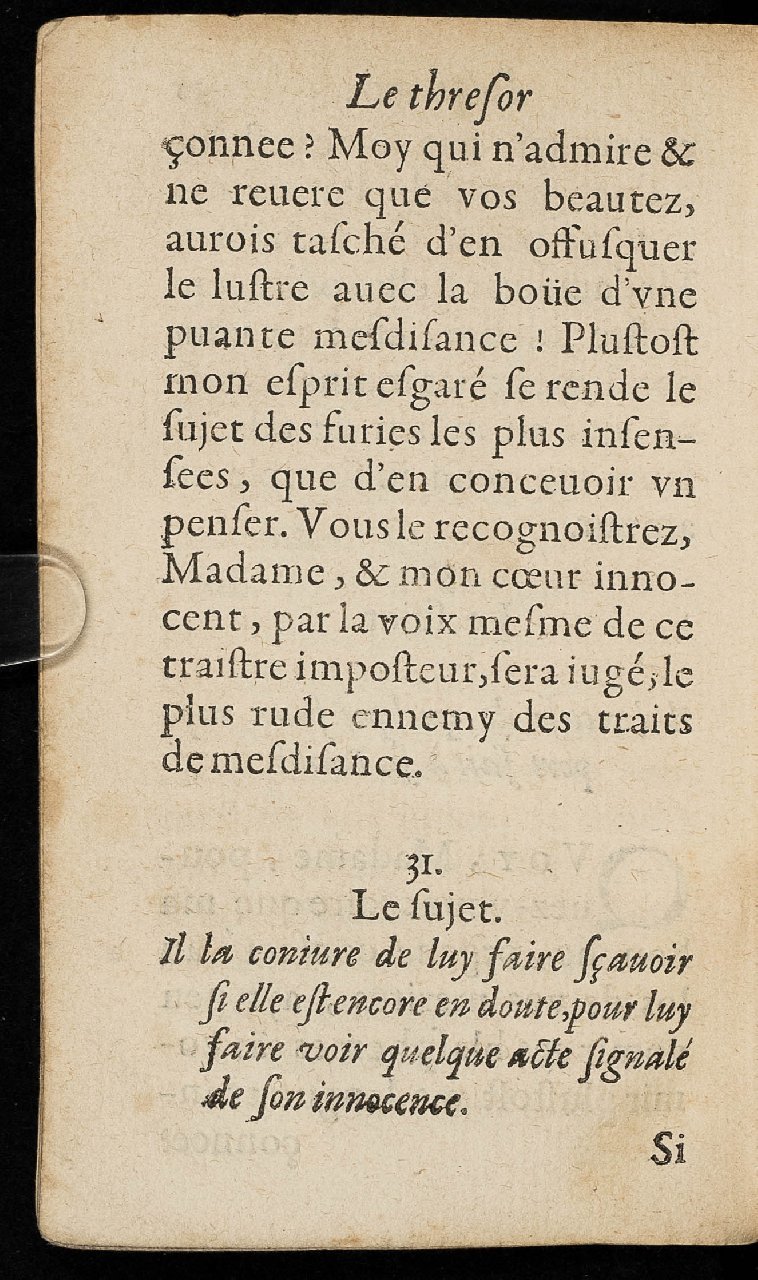 1597 - Thibaud Ancelin - Trésor d’amour - Stuttgart 1597 - Thibaud Ancelin - Trésor d’amour - Stuttgart