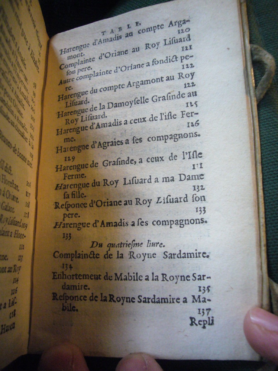 1567 - Jean Pygot - Trésor des Amadis - BnF Arsenal