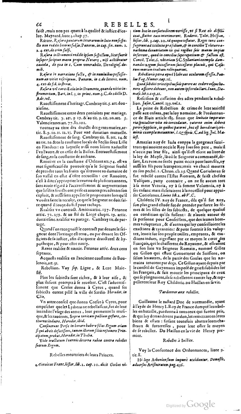 1629 - Veuve Nicolas Buon - Trésor du droit français (21754 T. 3) - BM Lyon