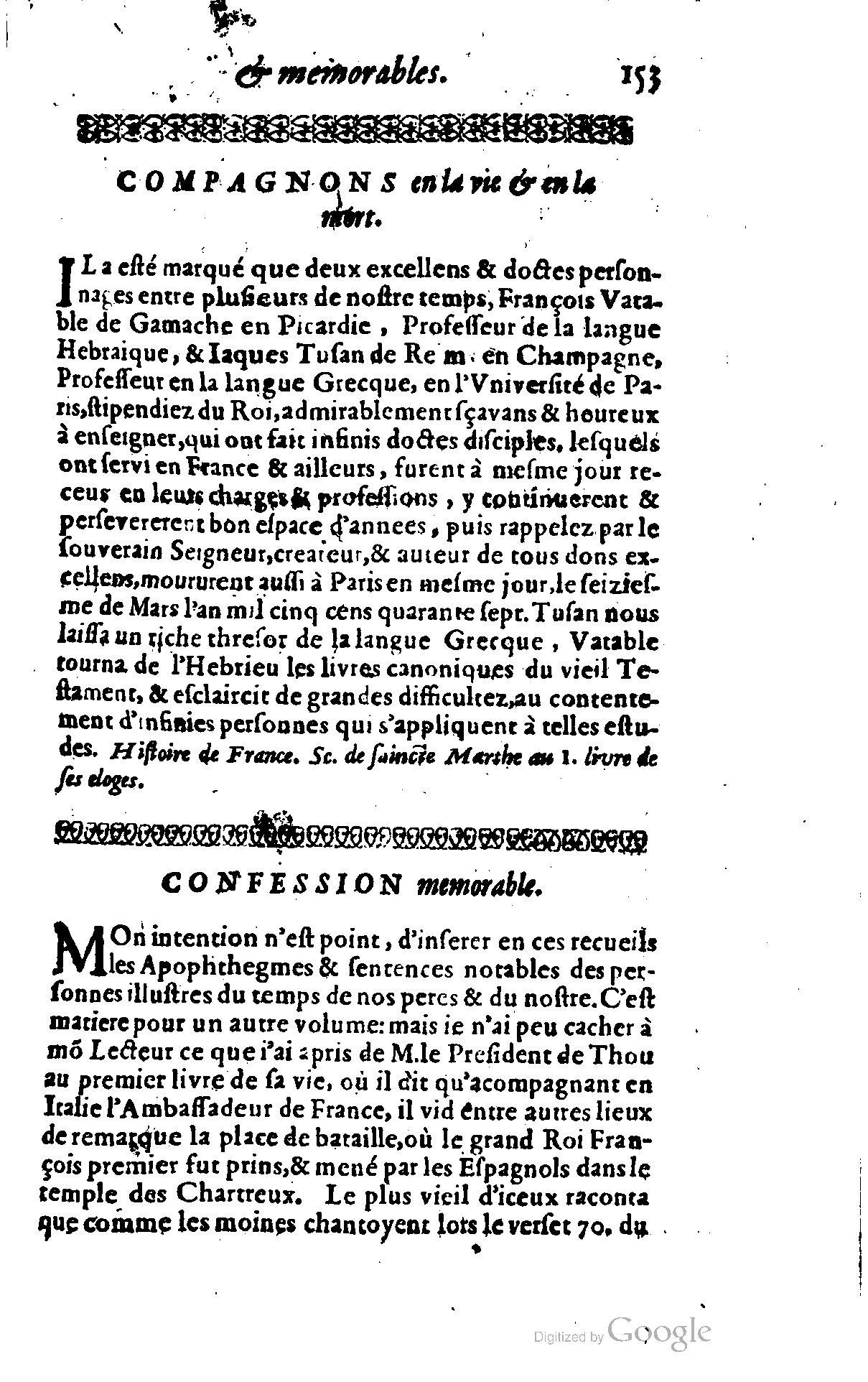 1628 - Jacques Crespin - Trésor d’histoires admirables et mémorables - BSB Munich 1628 - Jacques Crespin - Trésor d’histoires admirables et mémorables - BSB Munich