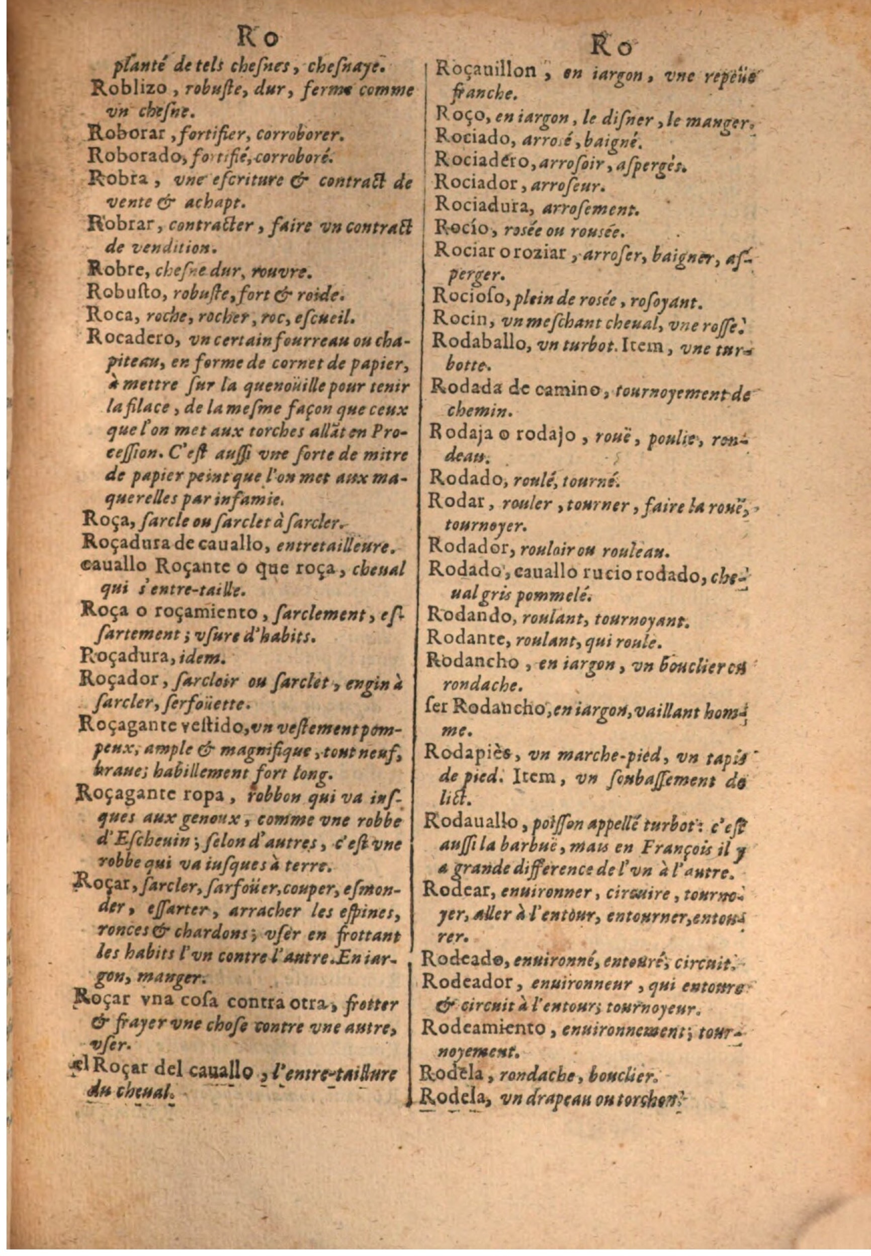 1645 - A. de Sommaville et A. Courbé - Trésor des deux langues espagnole et française - BSB Munich 1645 - A. de Sommaville et A. Courbé - Trésor des deux langues espagnole et française - BSB Munich