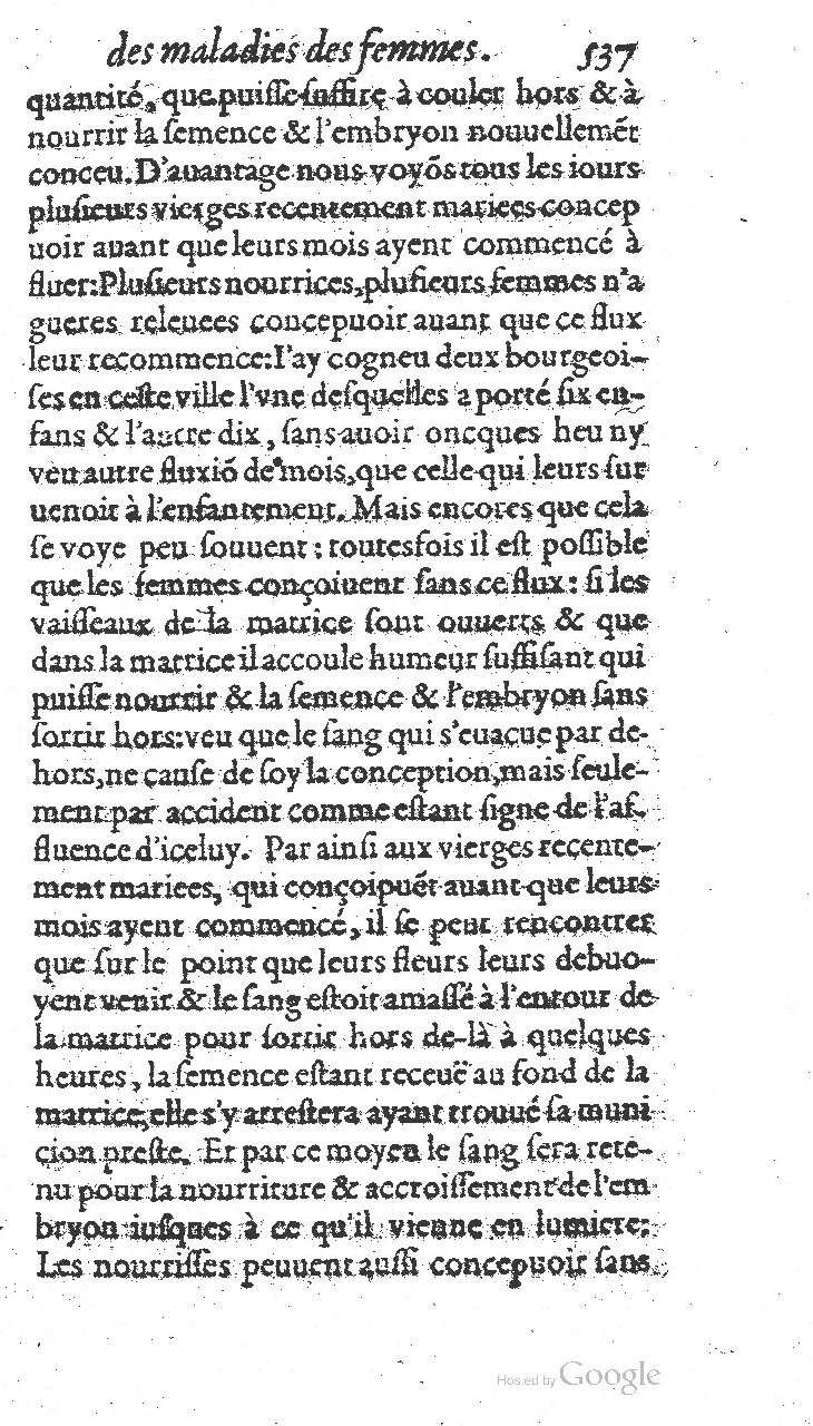 1585 - Jacques du Puis - Trésor des remèdes secrets pour les maladies des femmes - BnF