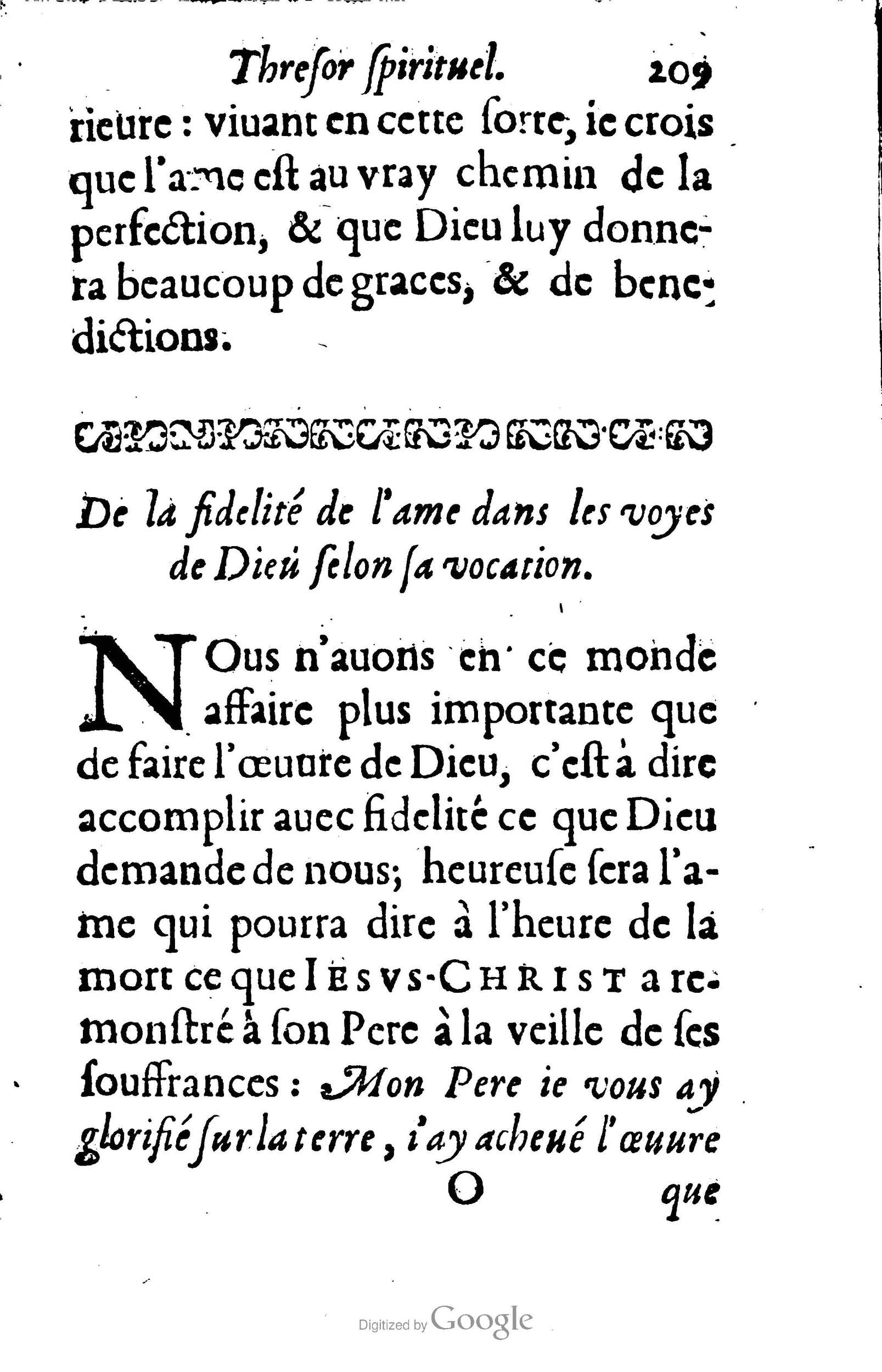 1633 - François Waudré - Trésor spirituel contenant les excellences du christianisme - BM Lyon