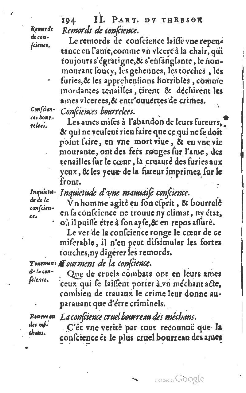 1610 - Louis Coste - Trésor de l’éloquence française (Seconde partie) - BM Lyon