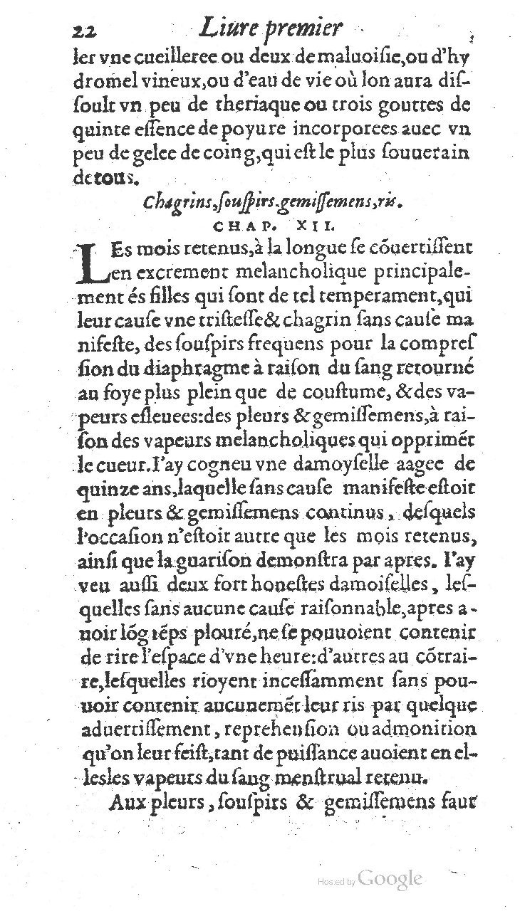 1585 - Jacques du Puis - Trésor des remèdes secrets pour les maladies des femmes - BnF
