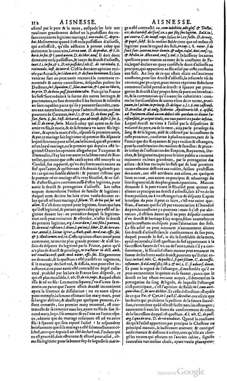 1629 - Veuve Nicolas Buon - Trésor du droit français (21754 T. 1) - BM Lyon
