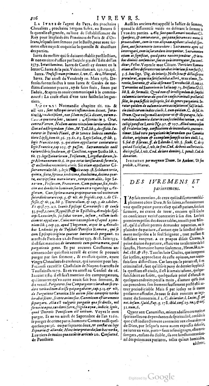 1629 - Veuve Nicolas Buon - Trésor du droit français (29620 T. 2) - BM Lyon