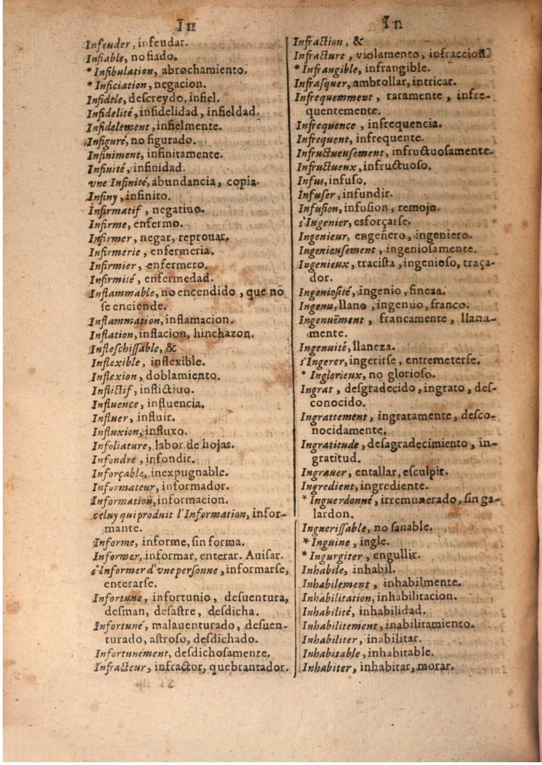 1645 - A. de Sommaville et A. Courbé - Trésor des deux langues espagnole et française (Seconde partie) - BSB Munich 1645 - A. de Sommaville et A. Courbé - Trésor des deux langues espagnole et française (Seconde partie) - BSB Munich