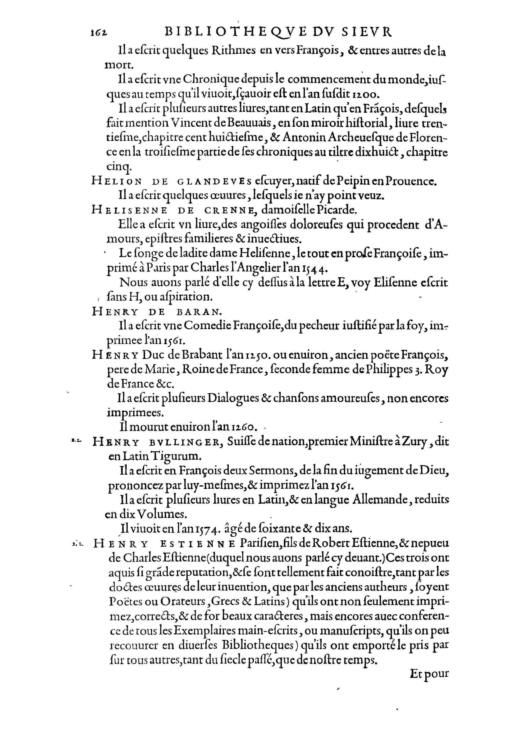 1584 - Abel L&#039;Angelier - Bibliothèques françaises - BnF