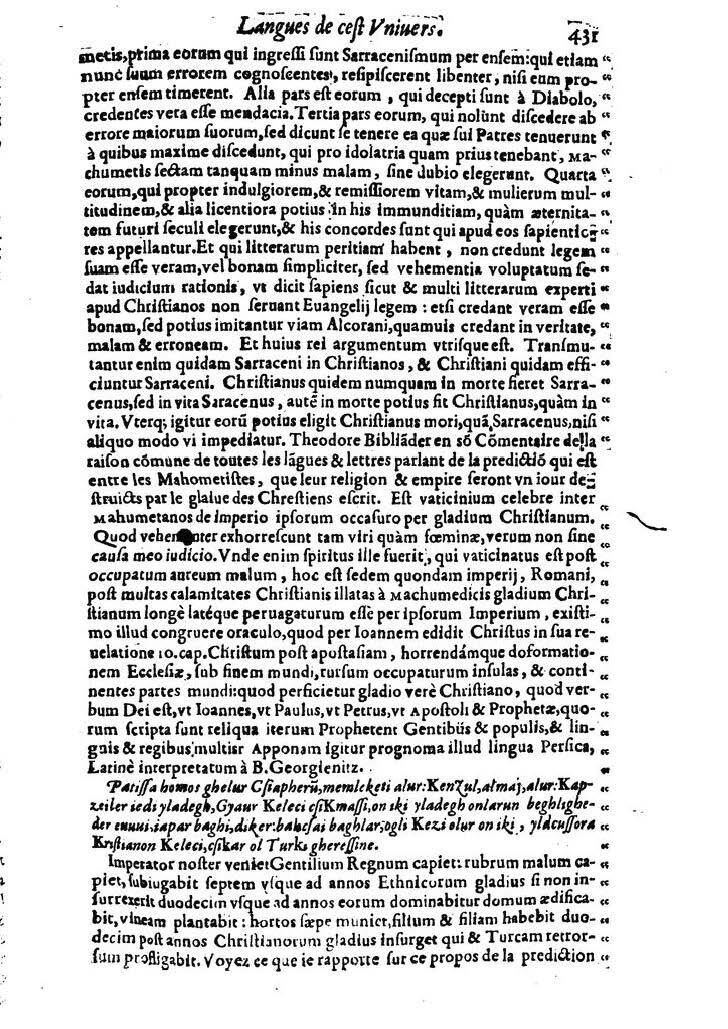 1613 - Matthieu Berjon - Trésor de l’histoire des langues de cet univers - BM Lyon