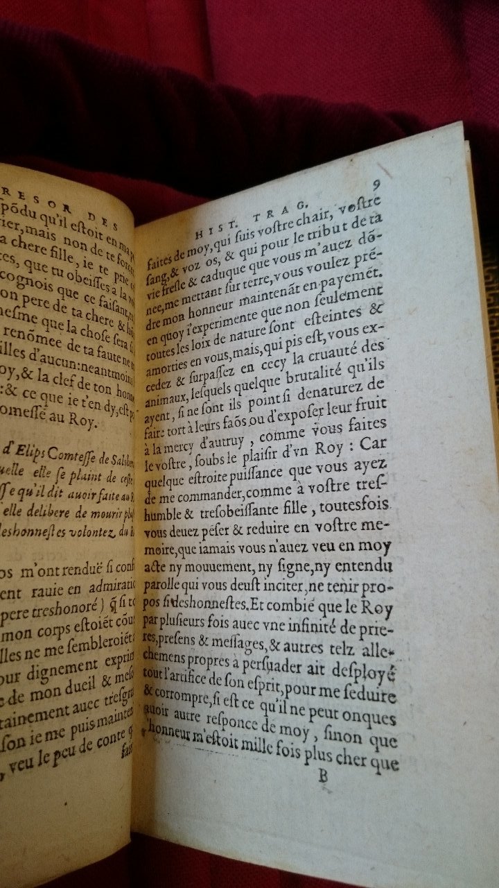 1581 - Pierre Le Voirier et Gervais Mallot - Trésor des histoires tragiques - BnF Richelieu
