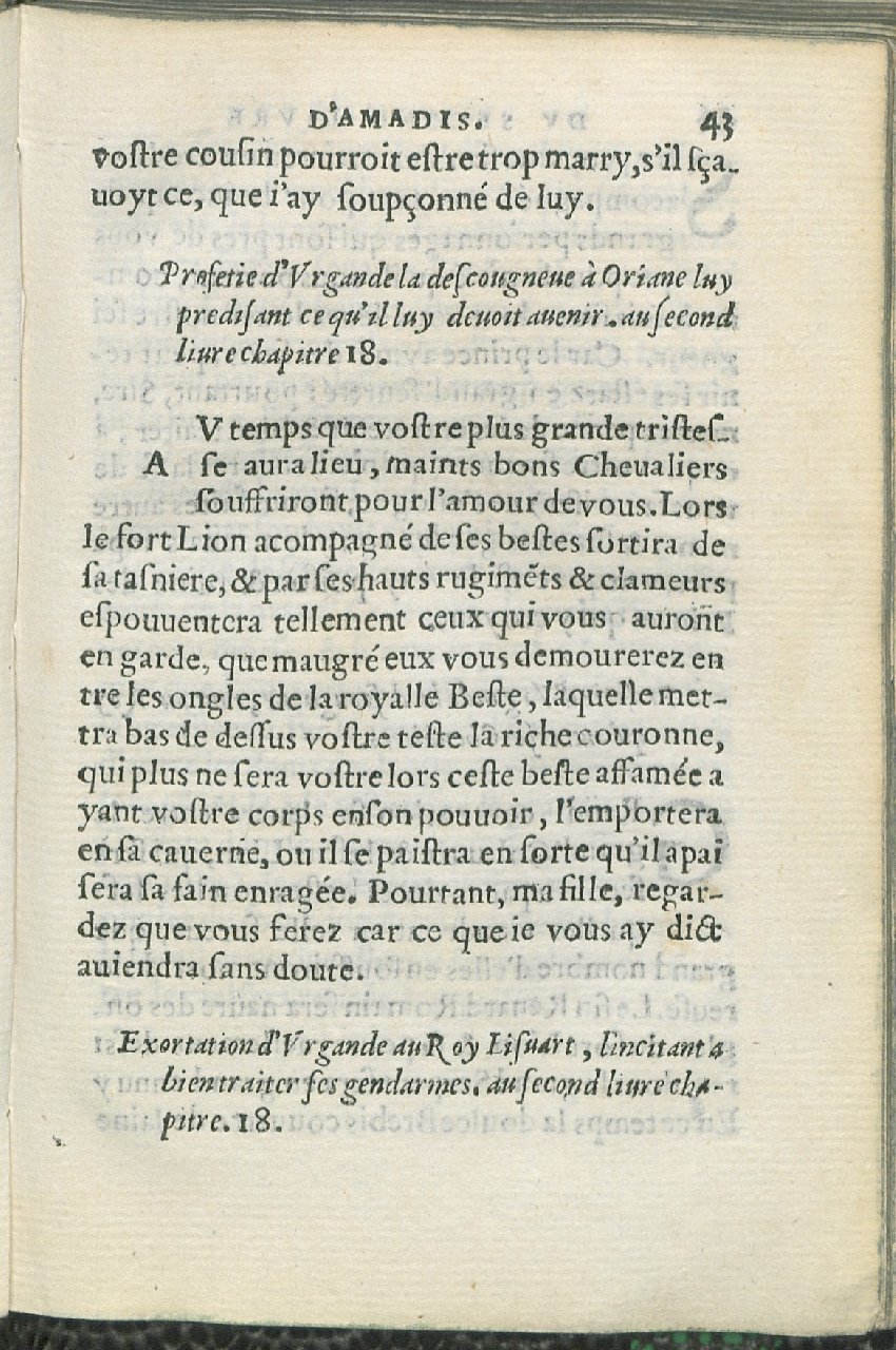 1559 - Pierre Regnard - Trésor des Amadis - Det KLG Copenhague