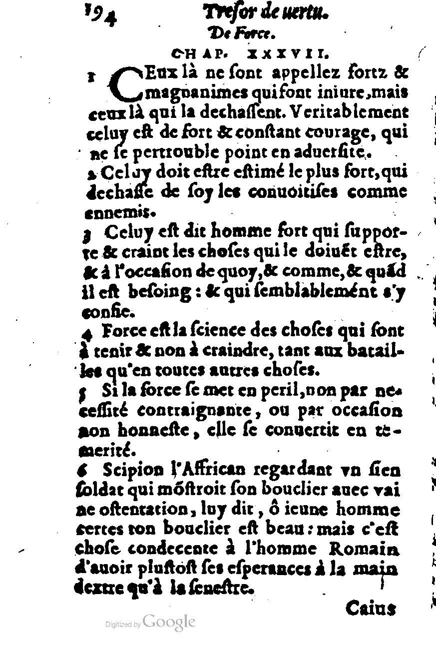1576 - Benoît Rigaud - Trésor de vertu - British Library 1576 - Benoît Rigaud - Trésor de vertu - British Library