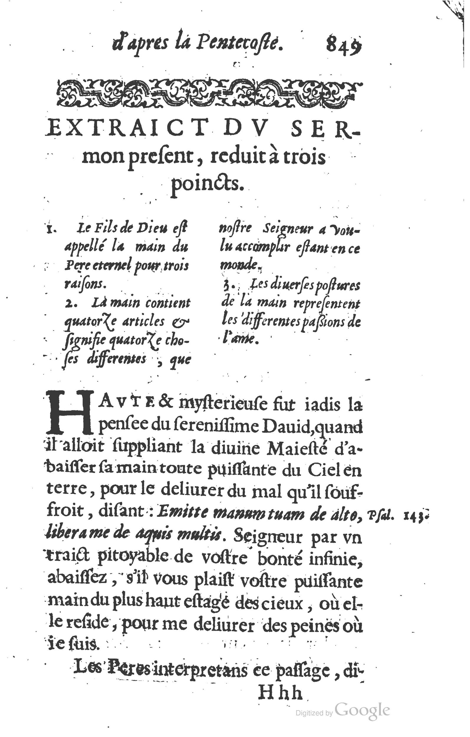 1629 - Manassés de Préaulx - Sermons ou Trésors de la piété chrétienne - BM Lyon