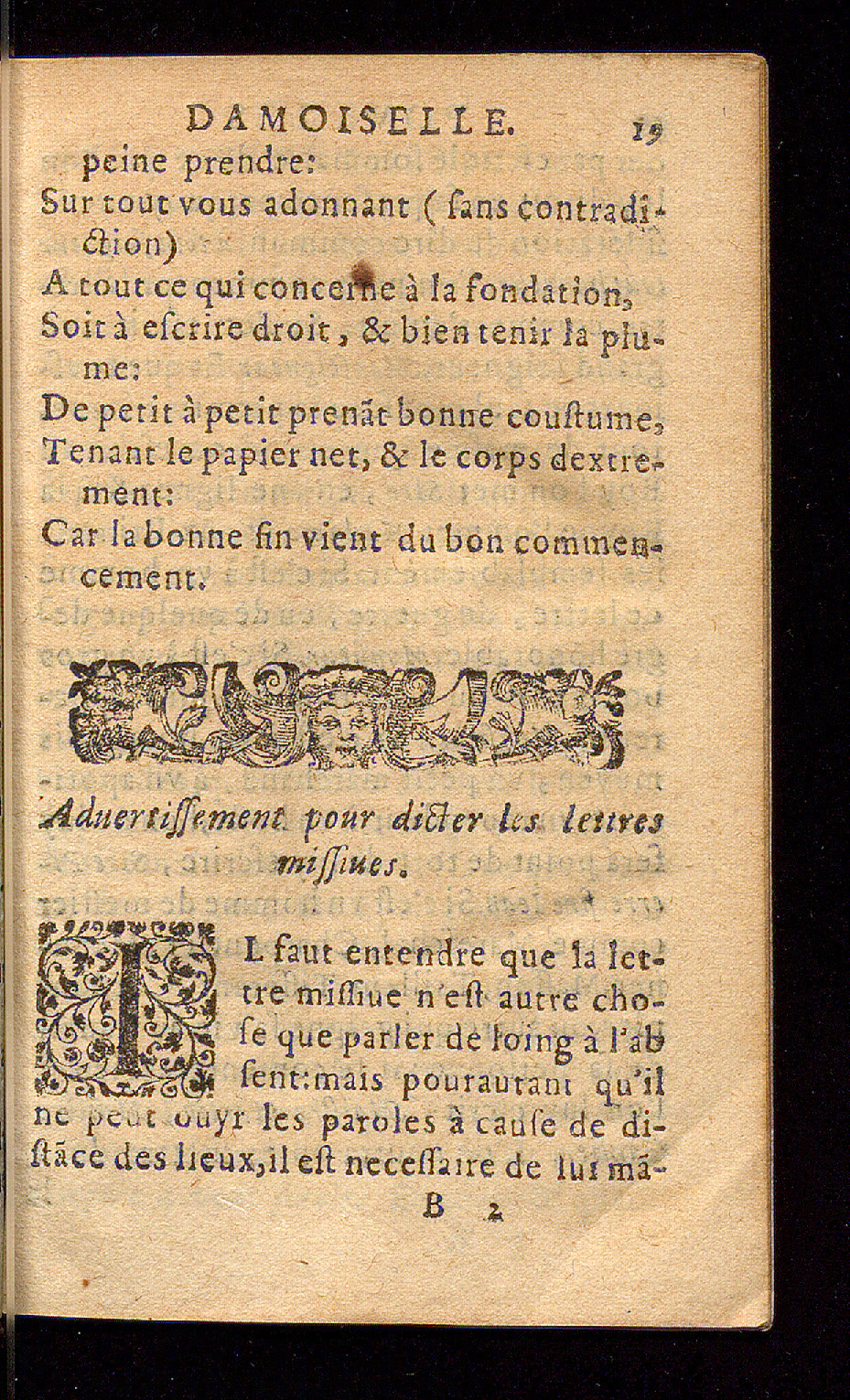 1614 - Barthélemy Vincent - Élite et Trésor des lettres missives - Bâle