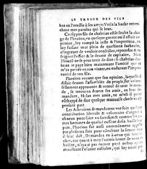 1574 - Benoît Rigaud - Trésor des vies de Plutarque - Avignon