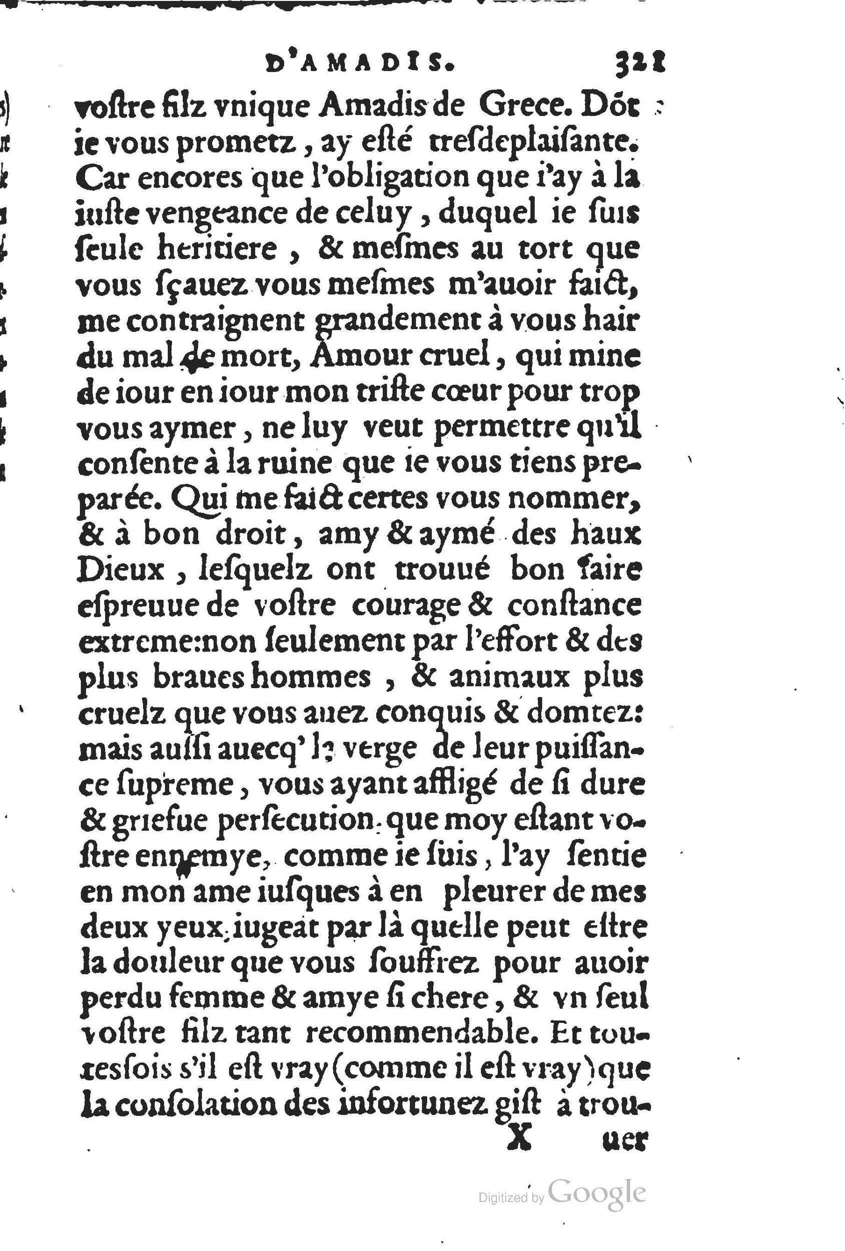 1560 - Jean d’Ogerolles et Gabriel Cotier Lyon - Trésor des Amadis - BSB Munich