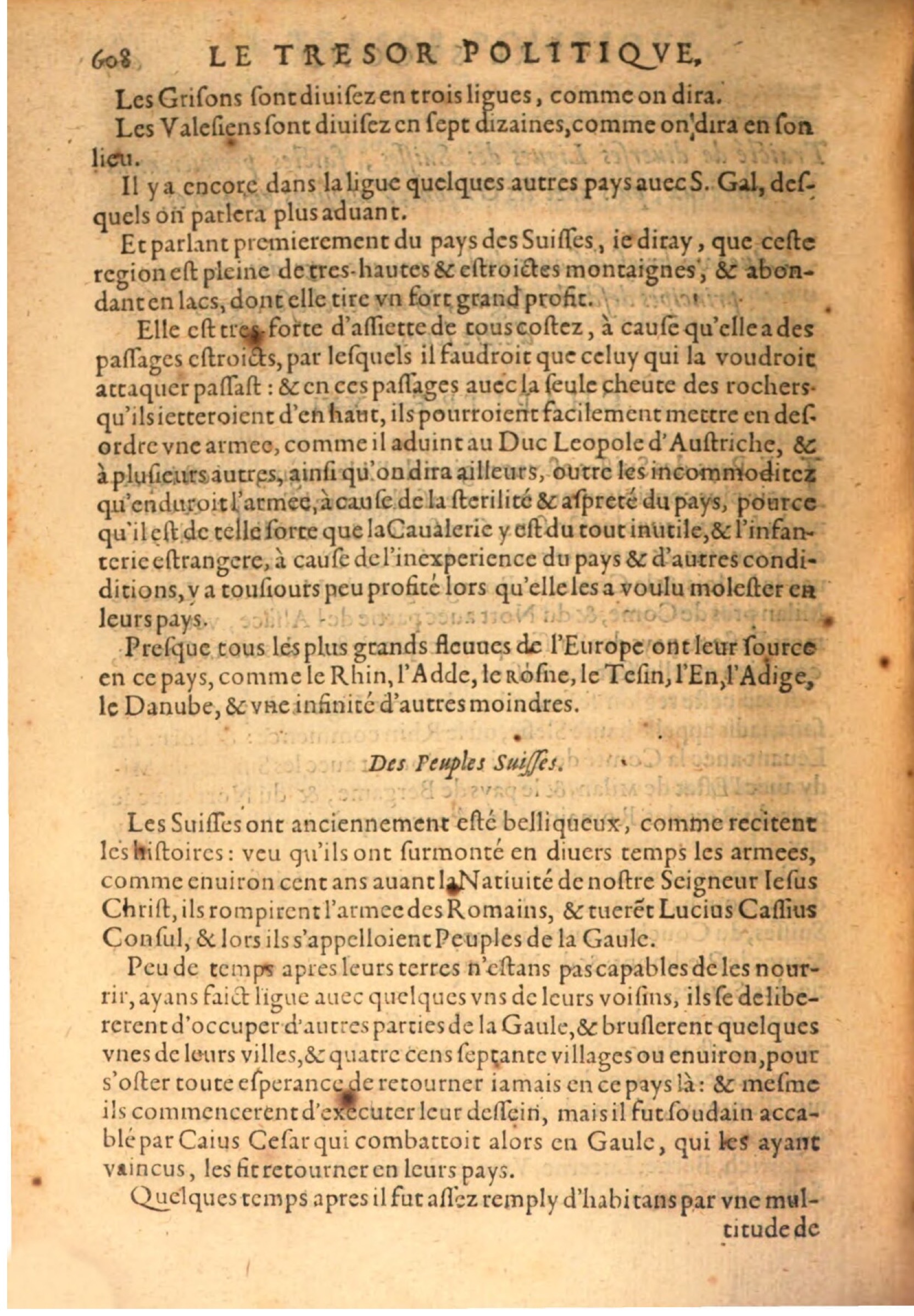 1608 - Pierre Chevalier - Trésor politique - BSB Munich