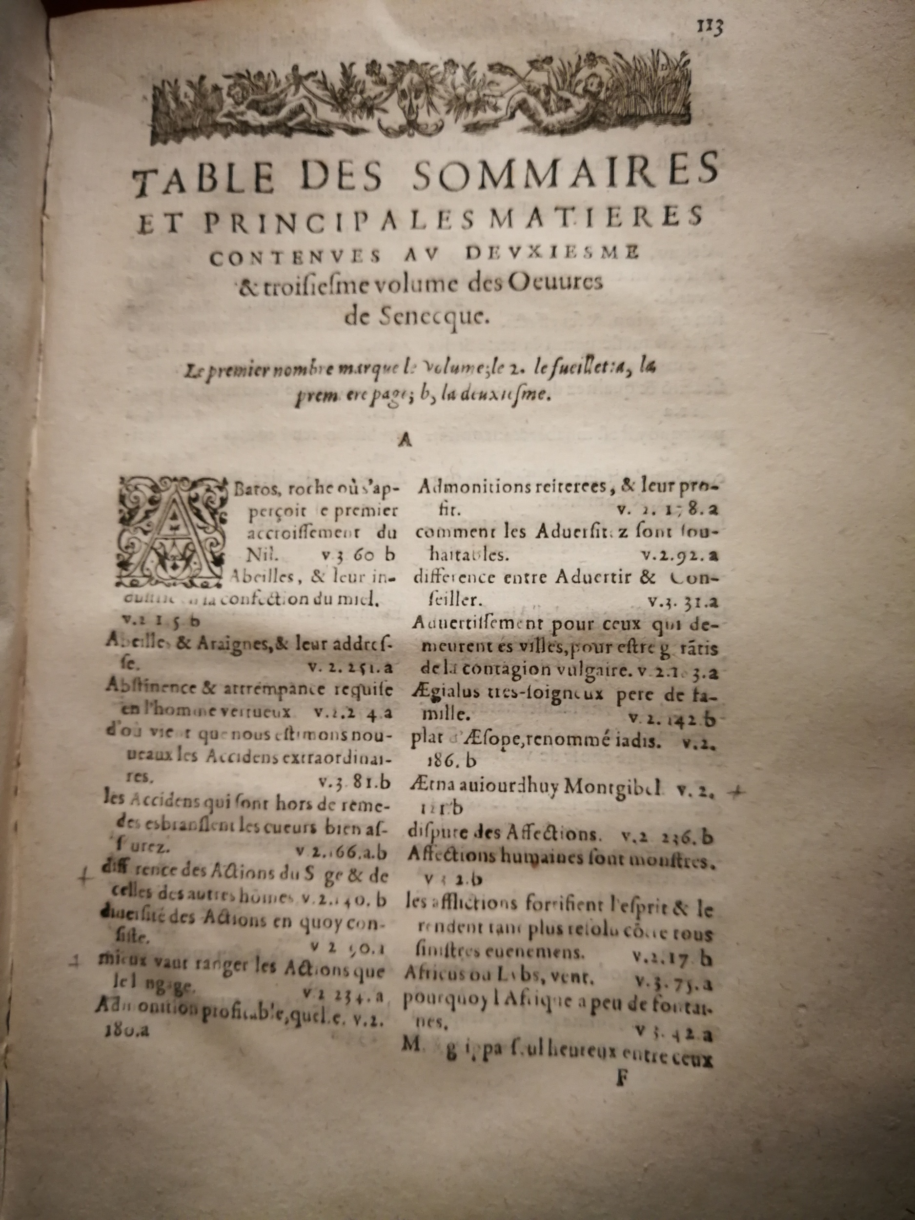1595 - Jean Houzé - Œuvres morales et mêlées de Sénèque, Trésor de philosophie morale - T. 3 - BnF 1595 - Jean Houzé - Œuvres morales et mêlées de Sénèque, Trésor de philosophie morale - T. 3 - BnF