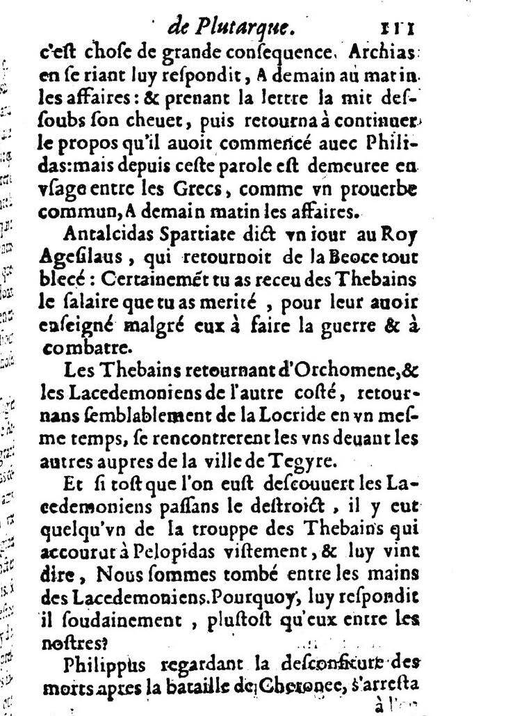 1611 - Pierre Rigaud - Trésor des vies de Plutarque - BM Lyon