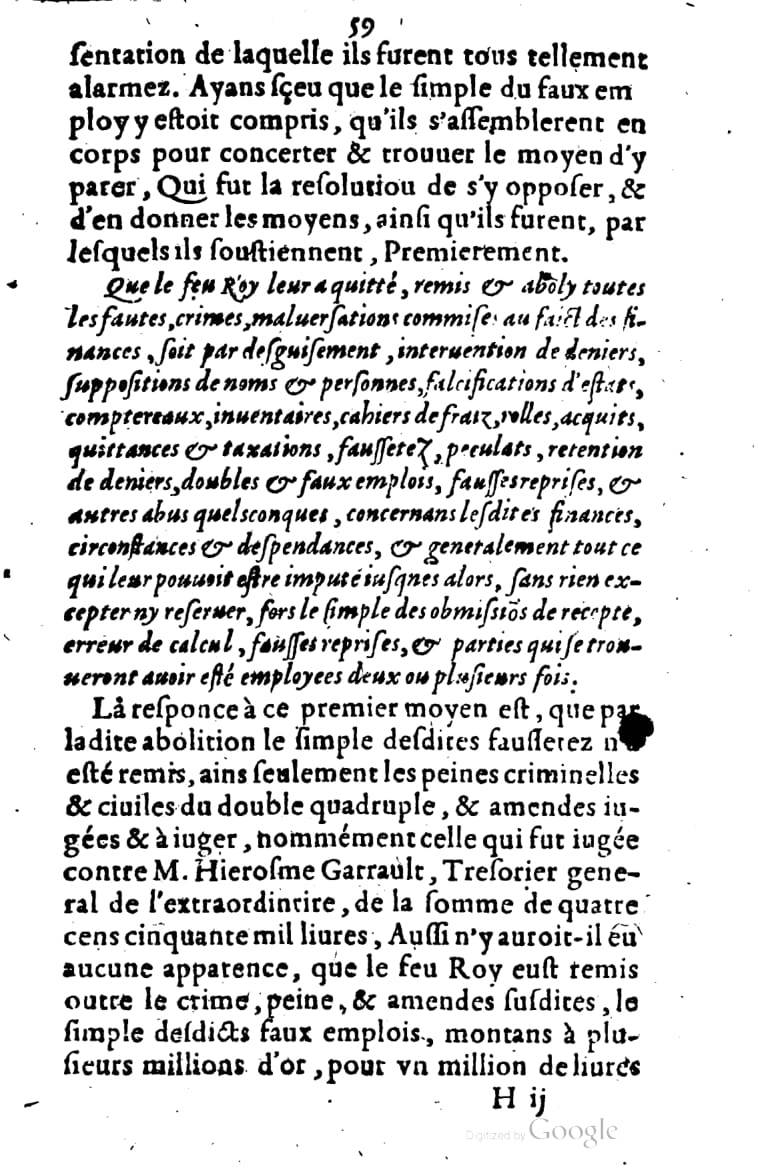 1615 - s.n. 2 - Trésor des trésors de France - BM Lyon