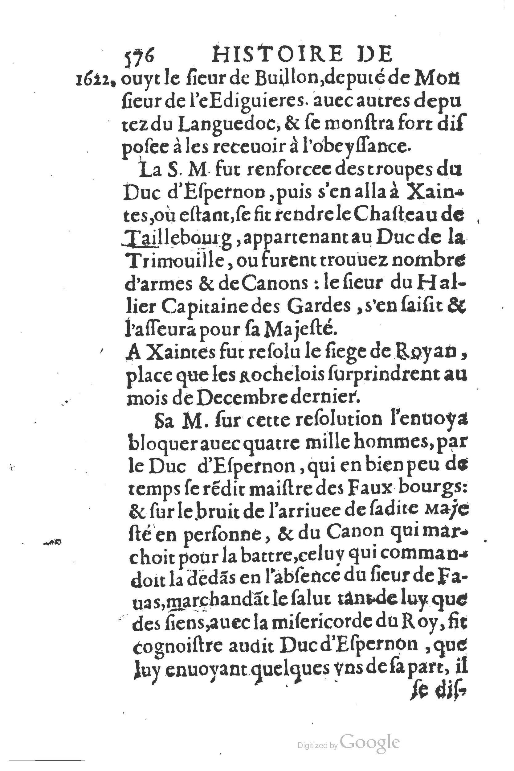 1626 - Joseph Bouillerot - Trésor de l’histoire générale de notre temps - BSB Munich