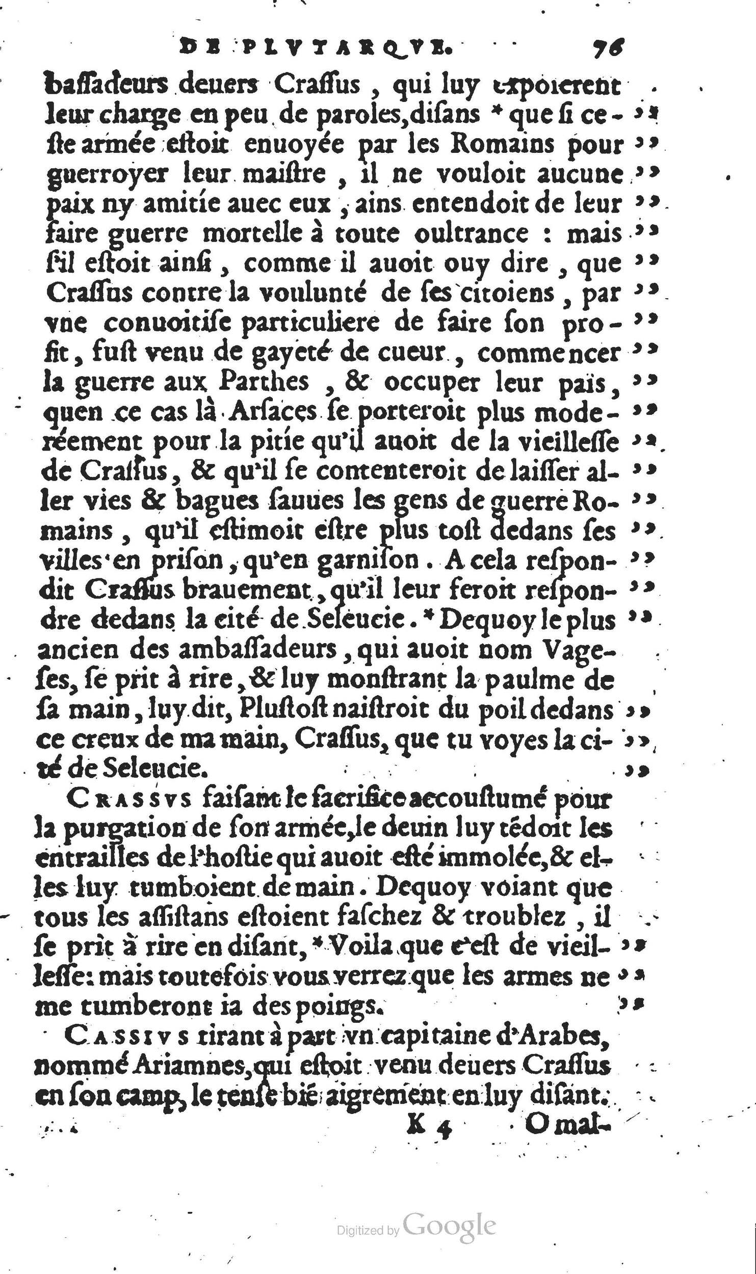 1567 - Willem Silvius - Trésor des vies de Plutarque - Anvers Musée Plantin-Moretus