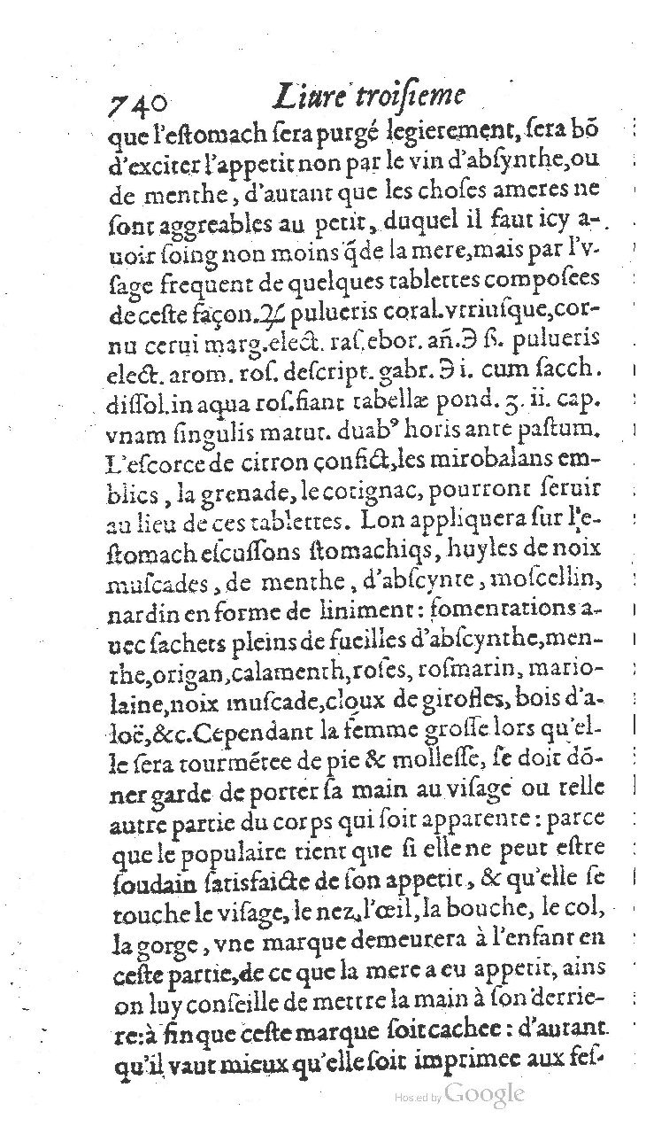 1585 - Jacques du Puis - Trésor des remèdes secrets pour les maladies des femmes - BnF