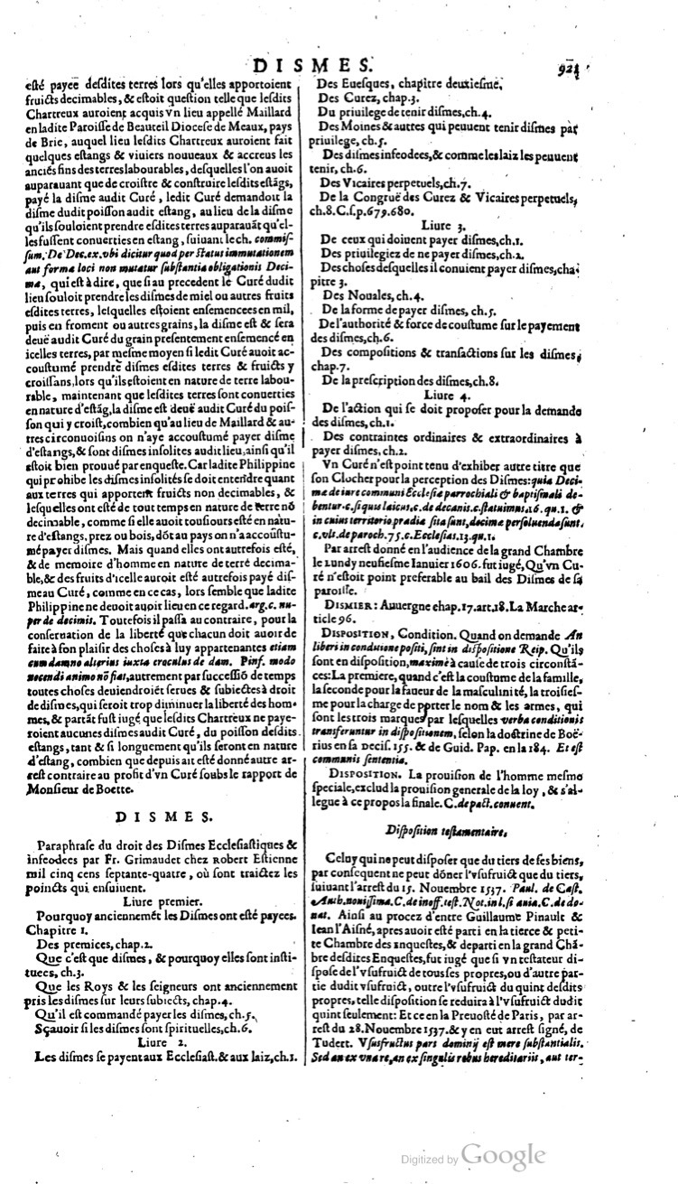 1629 - Veuve Nicolas Buon - Trésor du droit français (21754 T. 1) - BM Lyon