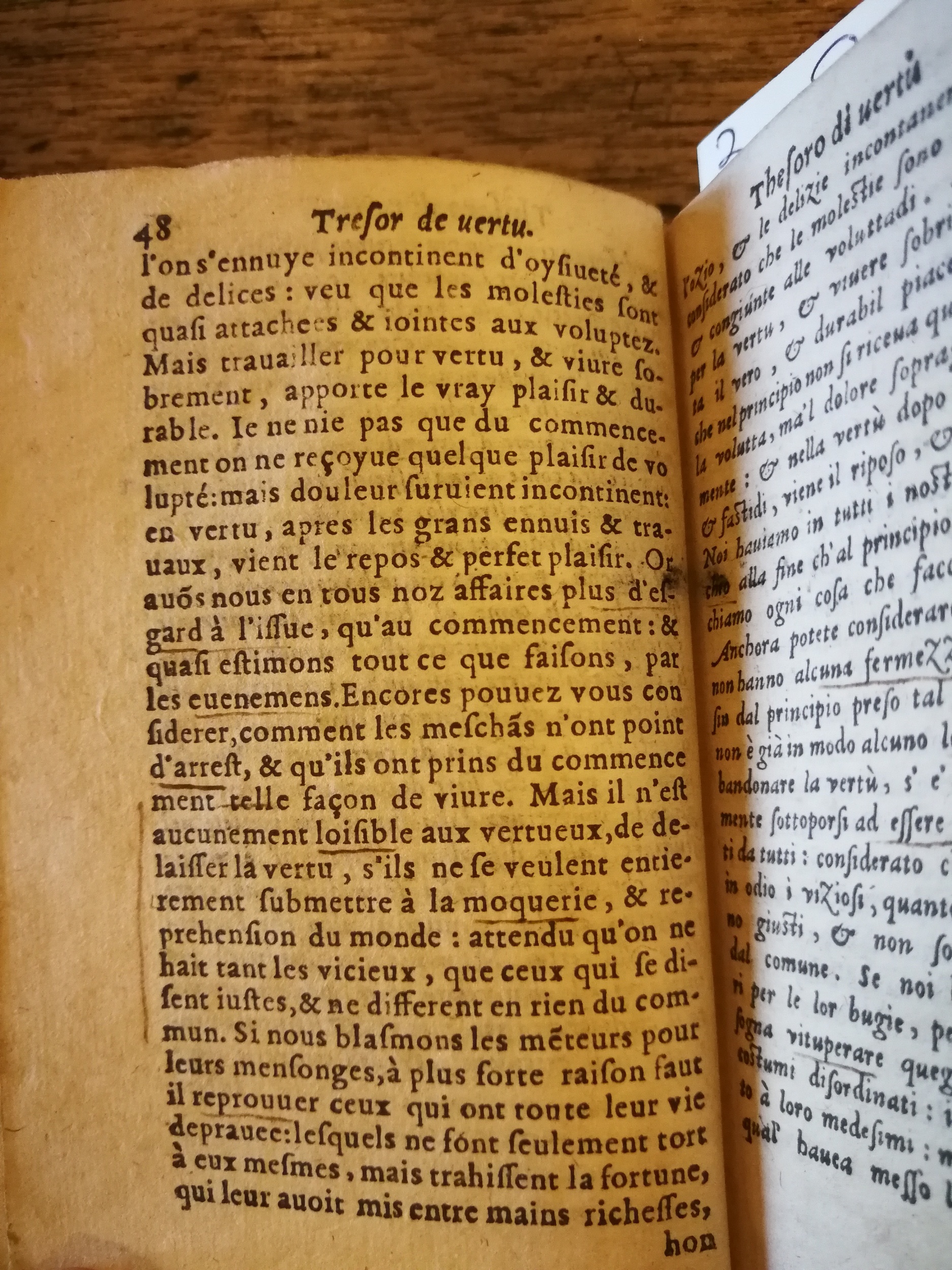 1576 - Benoît Rigaud - Trésor de vertu - BNC Florence