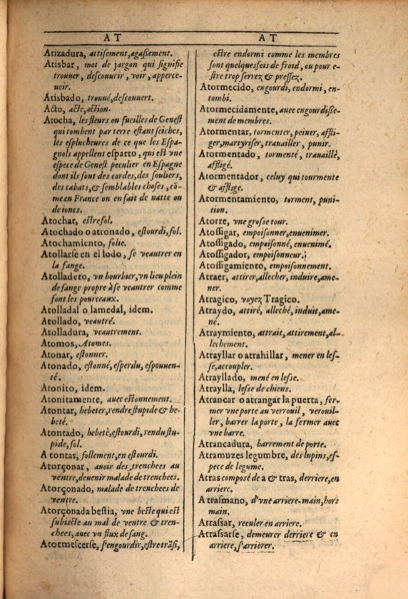 1607 - Marc Orry - Trésor des deux langues espagnole et française (Première et Seconde parties) - ÖNB Wien