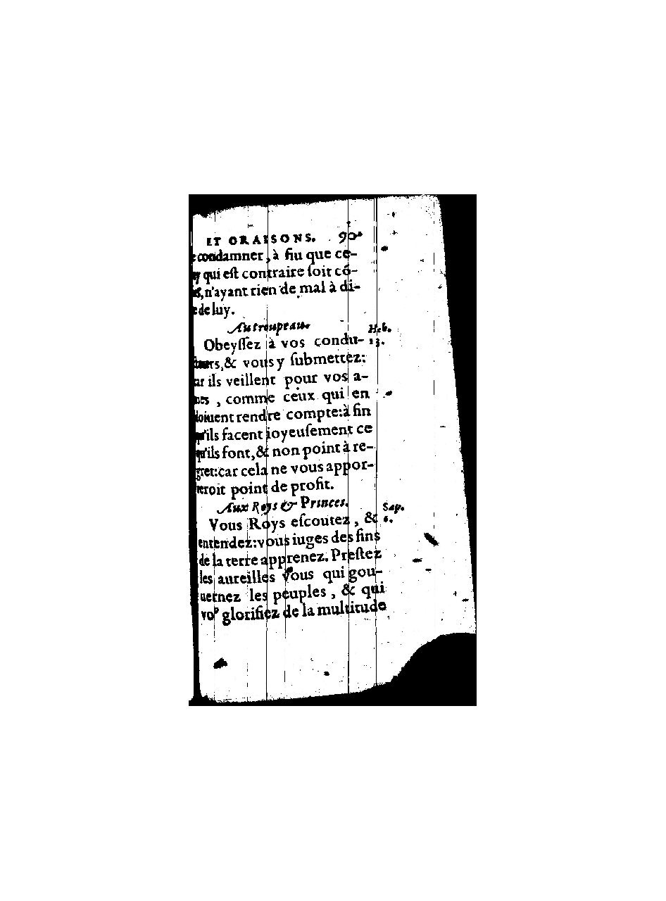 1596 - Guillaume Auvray - Trésor des prières, oraisons et instructions chrétiennes - BnF