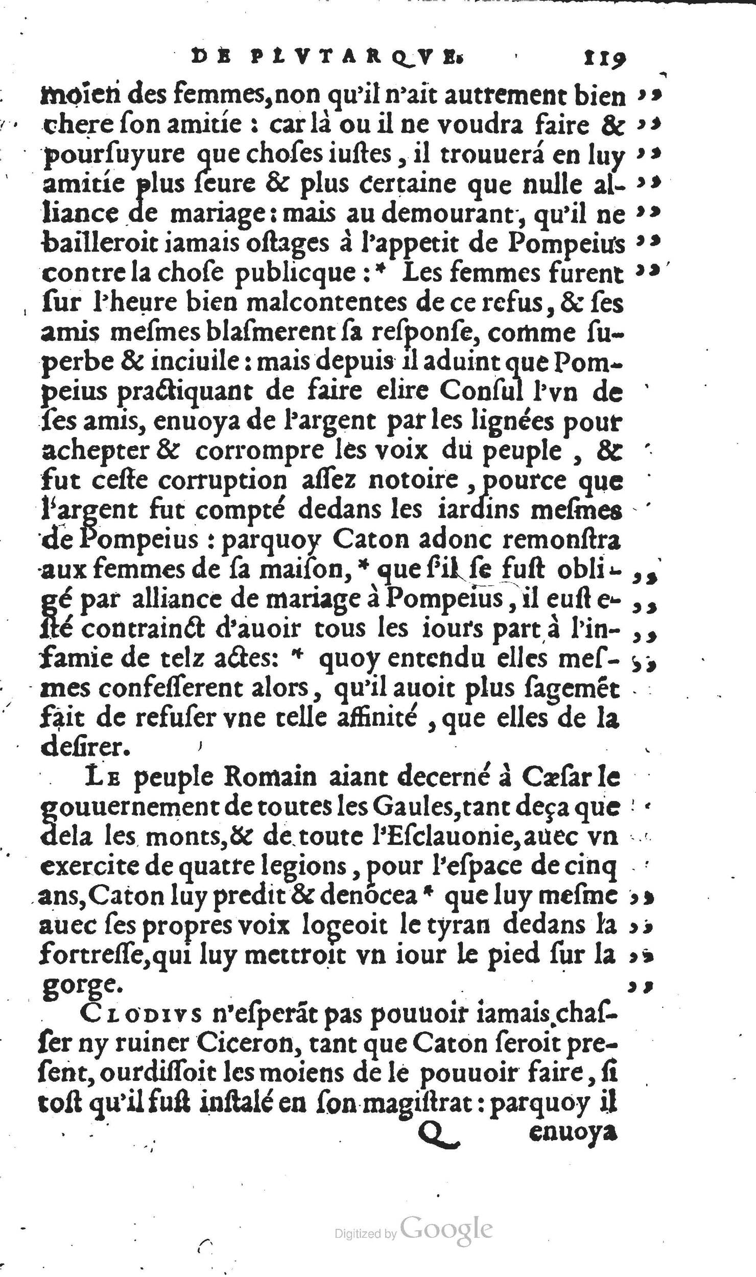 1567 - Willem Silvius - Trésor des vies de Plutarque - Anvers Musée Plantin-Moretus