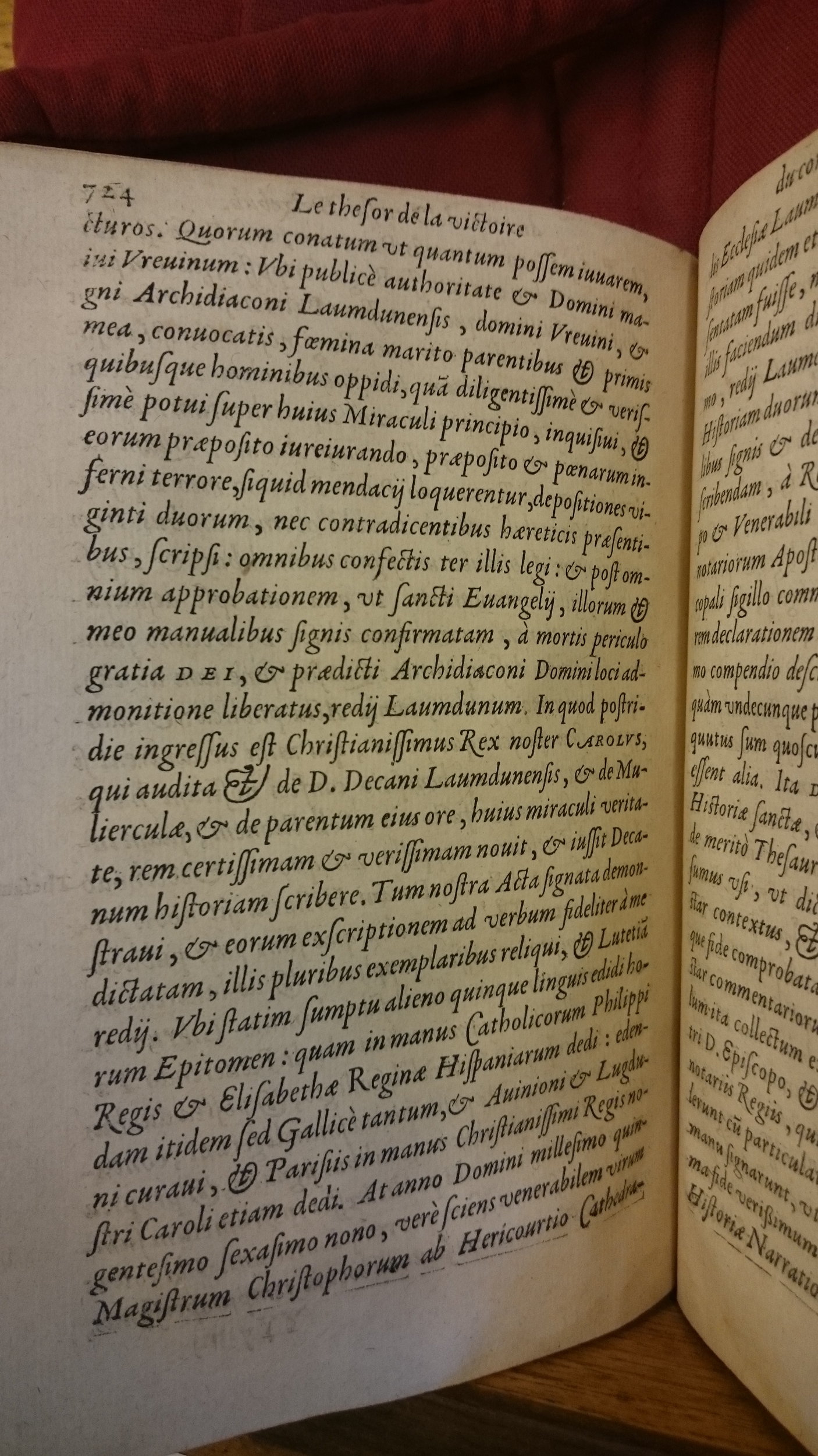 1578 - Nicolas Chesneau - Trésor et entière histoire de la triomphante victoire du corps de Dieu sur l’esprit malin - BM Lyon 1578 - Nicolas Chesneau - Trésor et entière histoire de la triomphante victoire du corps de Dieu sur l’esprit malin - BM Lyon
