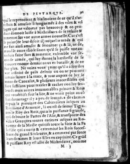1574 - Benoît Rigaud - Trésor des vies de Plutarque - Avignon