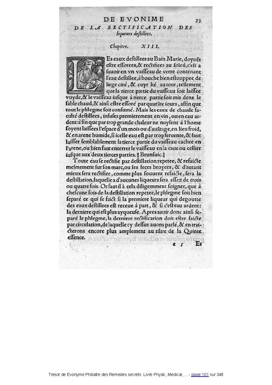 1555 - Balthazar Arnoullet - Trésor d’Évonyme Philiatre - Université Paris Cité