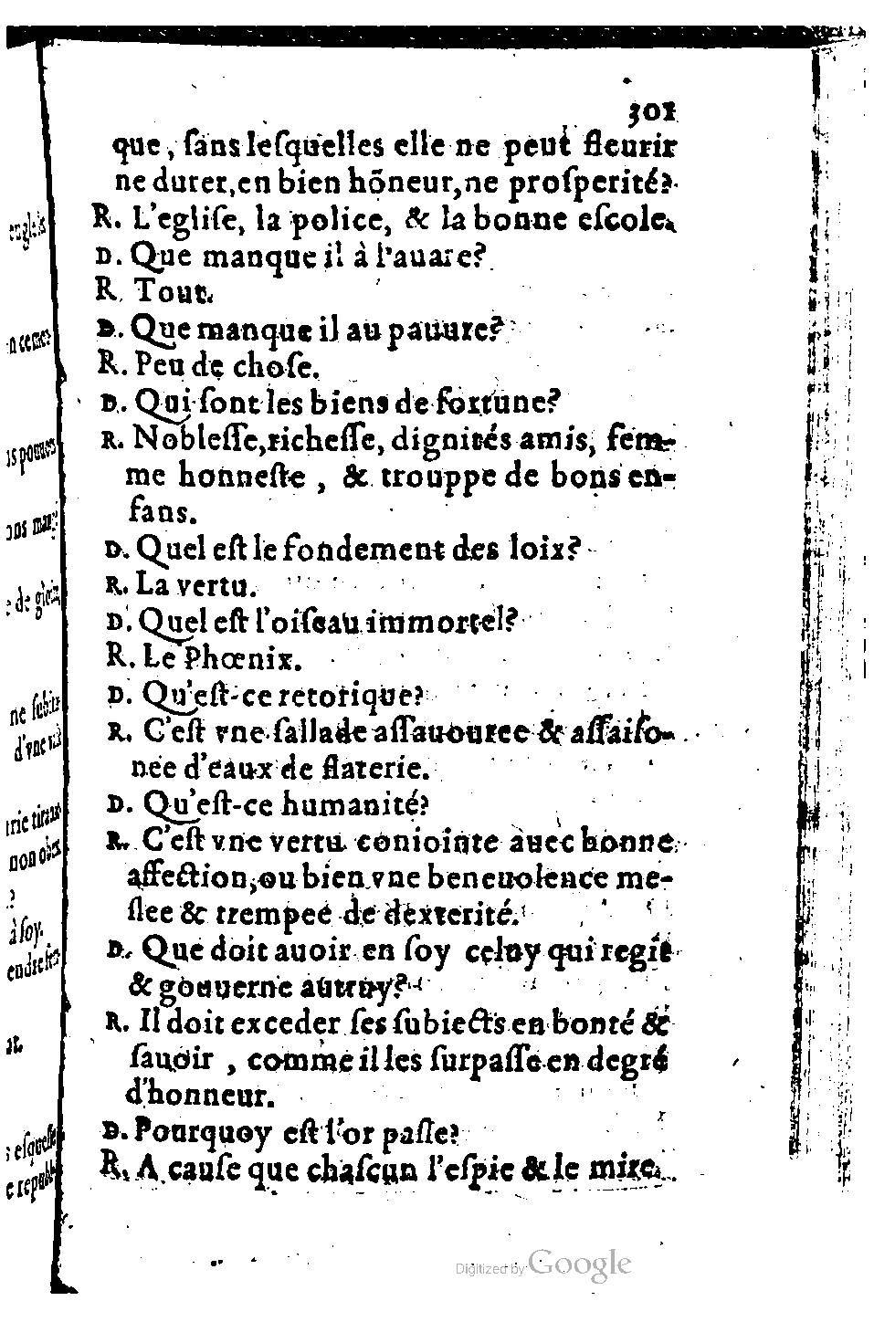 1582 - Nicolas Bonfons - Trésor des sentences dorées - BM Lyon