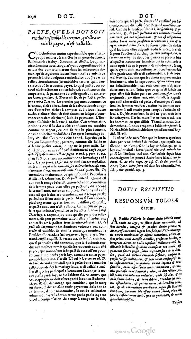 1629 - Veuve Nicolas Buon - Trésor du droit français (29620 T. 1) - BM Lyon