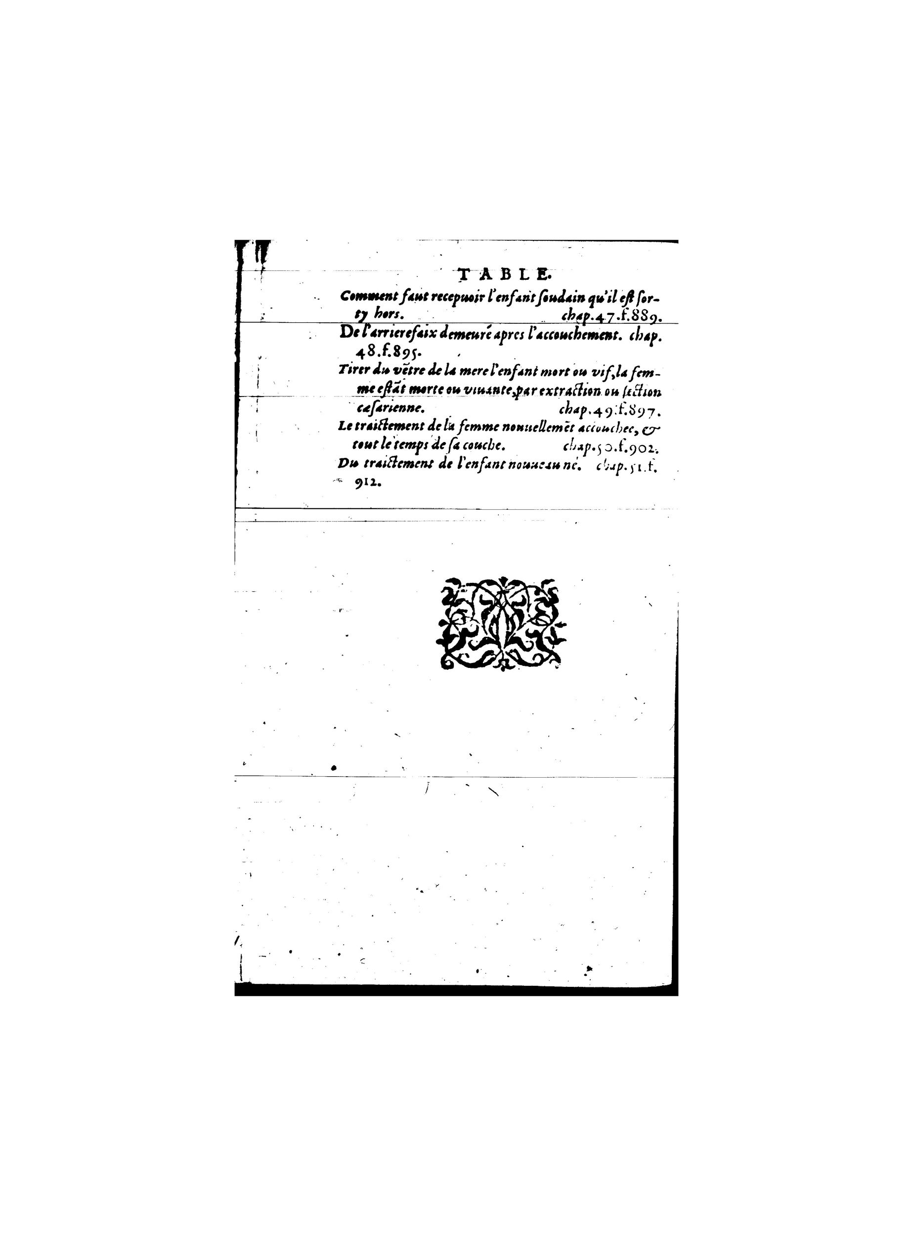 1587 - Jacques du Puis - Trésor des remèdes secrets pour les maladies des femmes - BnF 1587 - Jacques du Puis - Trésor des remèdes secrets pour les maladies des femmes - BnF