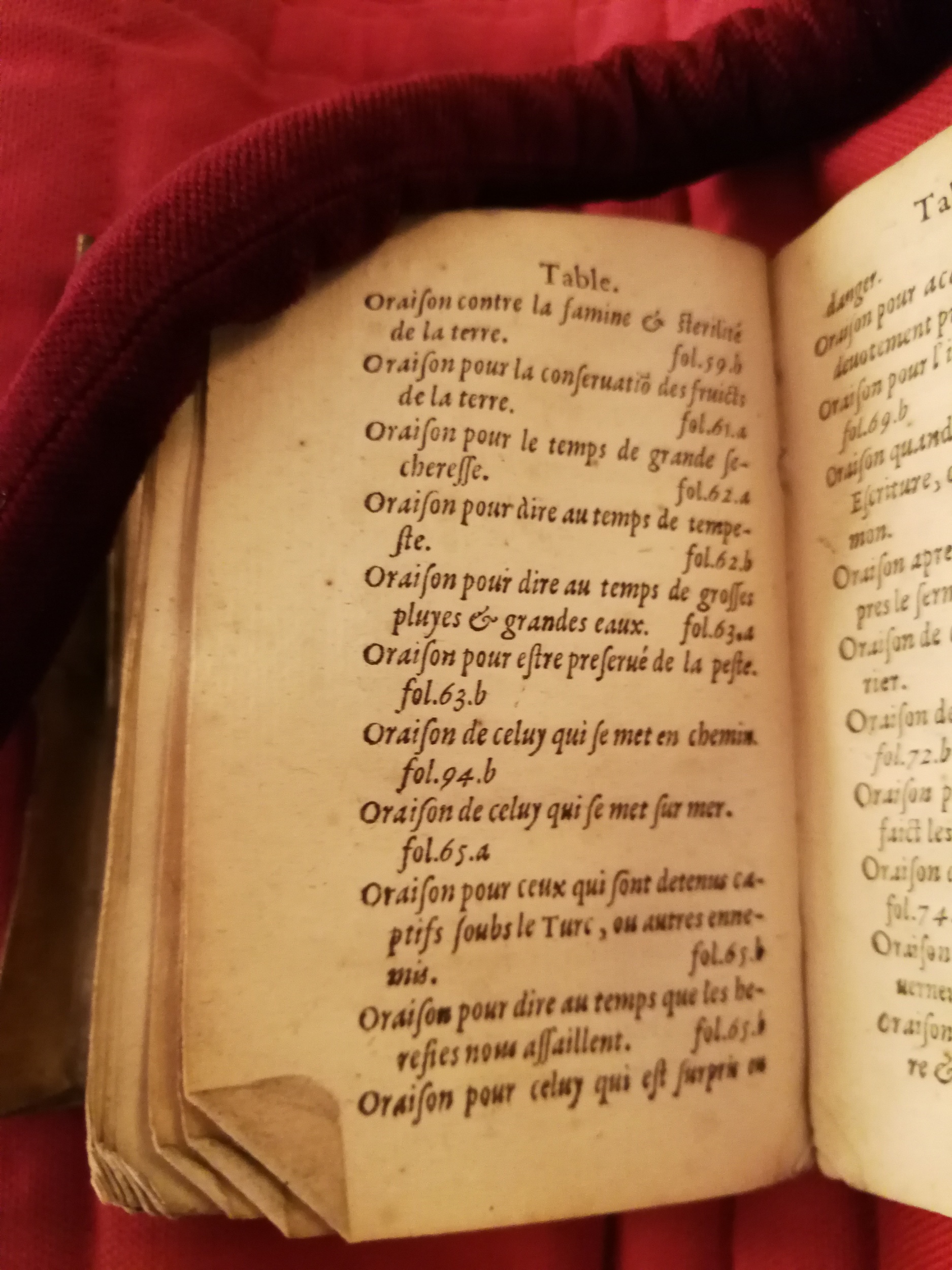 1598 - Barthélemy Macé - Trésor des prières, oraisons et instructions chrétiennes - Bibliothèque Sainte-Geneviève