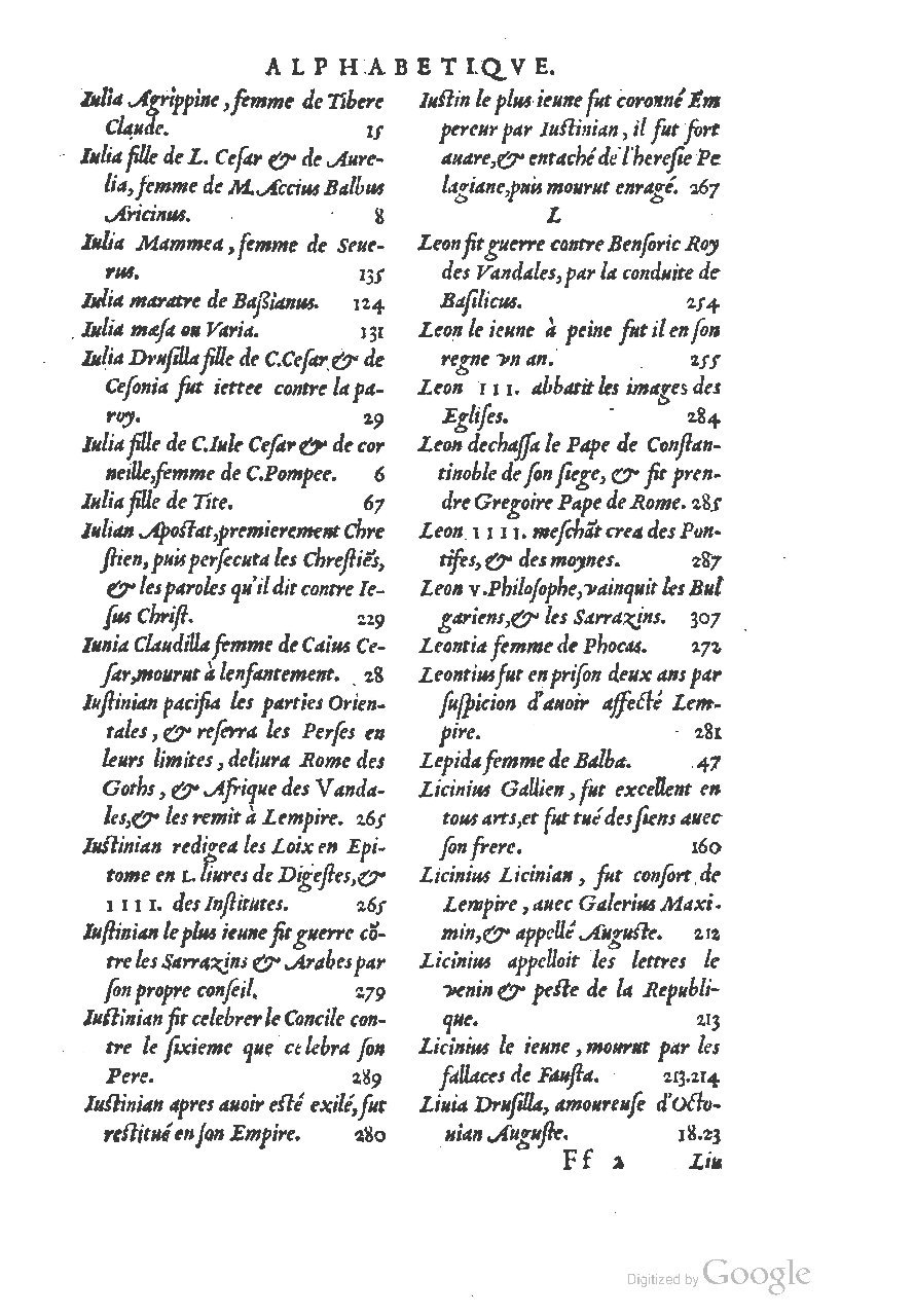 1553 - Jacopo Strada et Thomas Guérin - Épitome du Trésor des antiquités - UGent