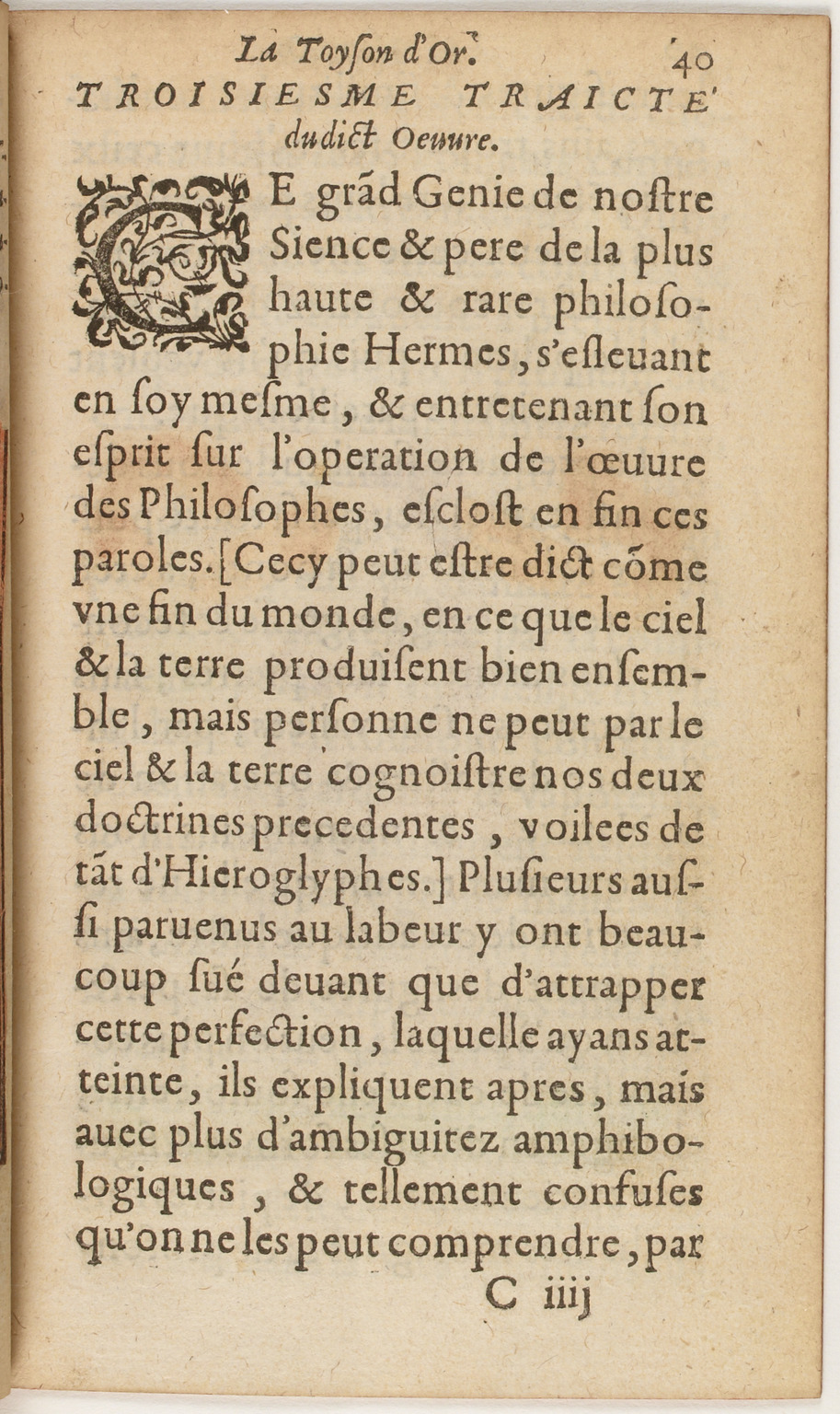 1612 - Charles Sevestre - Toison d’or ou la fleur des Trésors - BnF