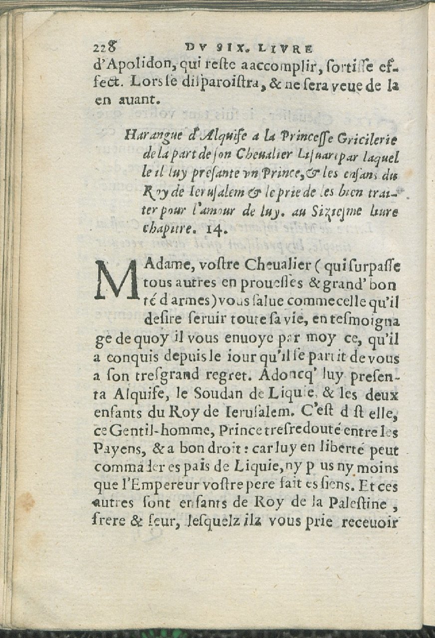 1559 - Pierre Regnard - Trésor des Amadis - Det KLG Copenhague