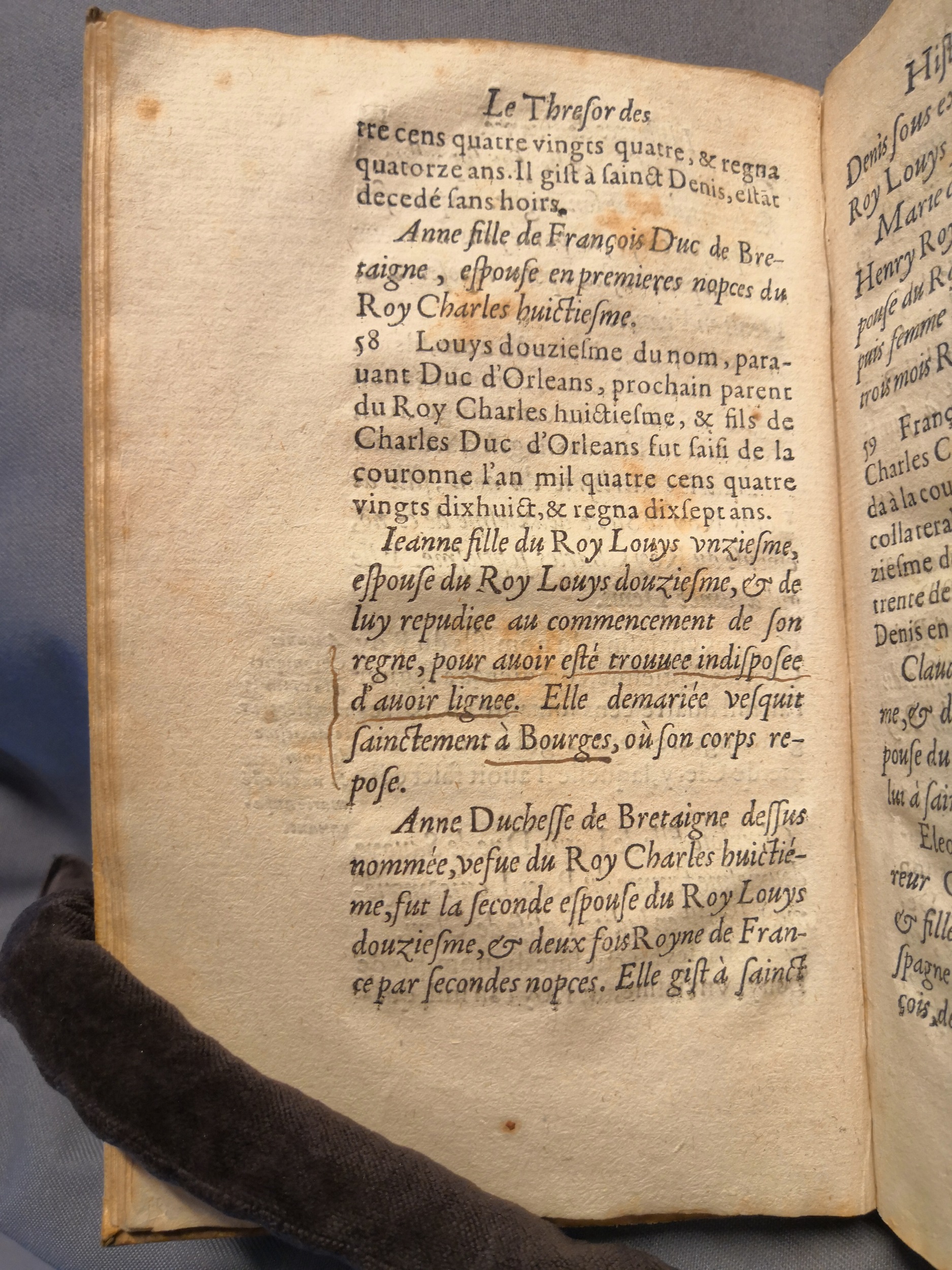 1614 - Jean Corrozet - Trésor des histoires de France - Amsterdam