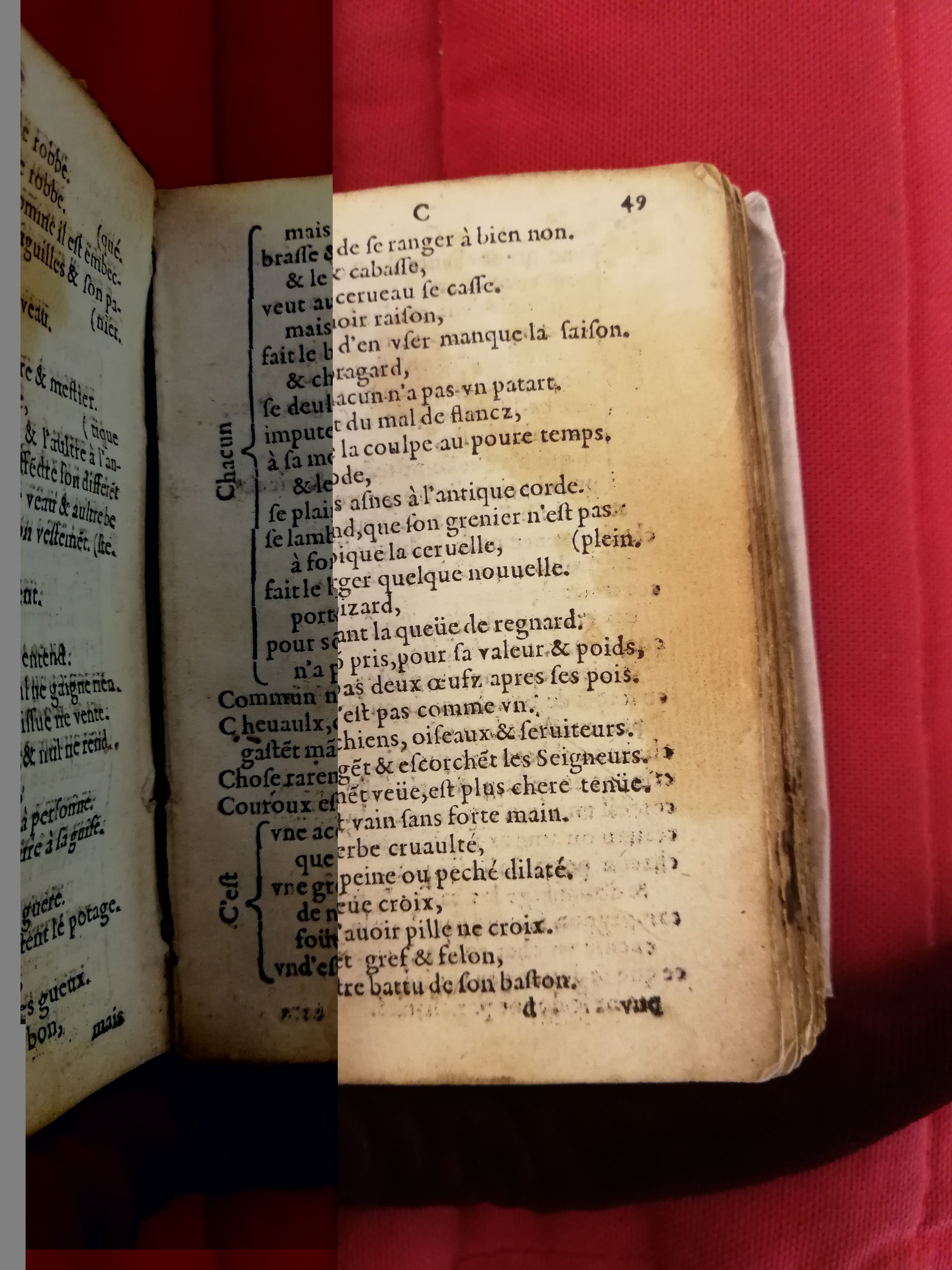 1577 - Jean d’Ogerolles - Trésor de sentences dorées - Bibliothèque Sainte-Geneviève