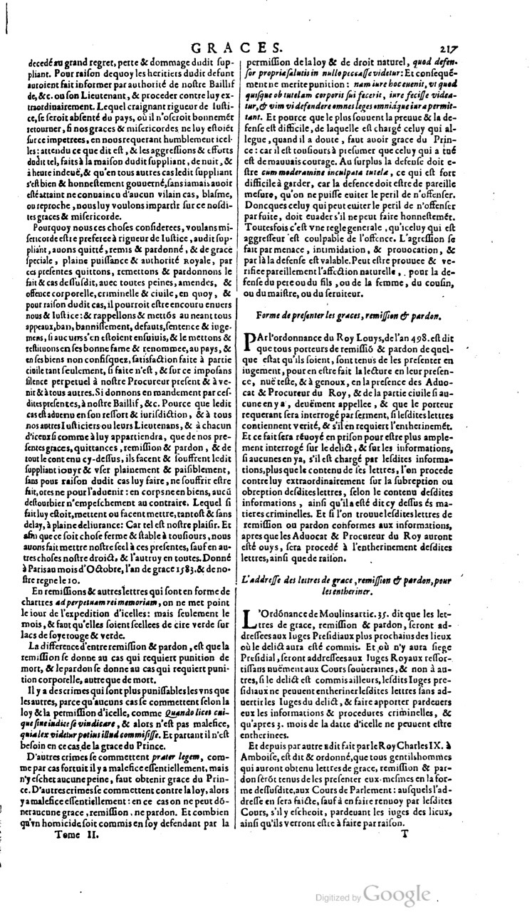 1629 - Veuve Nicolas Buon - Trésor du droit français (21754 T. 2) - BM Lyon