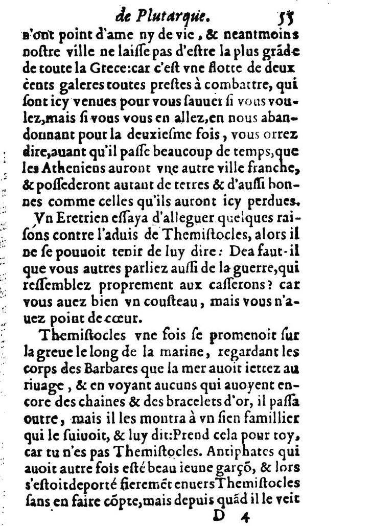 1611 - Pierre Rigaud - Trésor des vies de Plutarque - BM Lyon