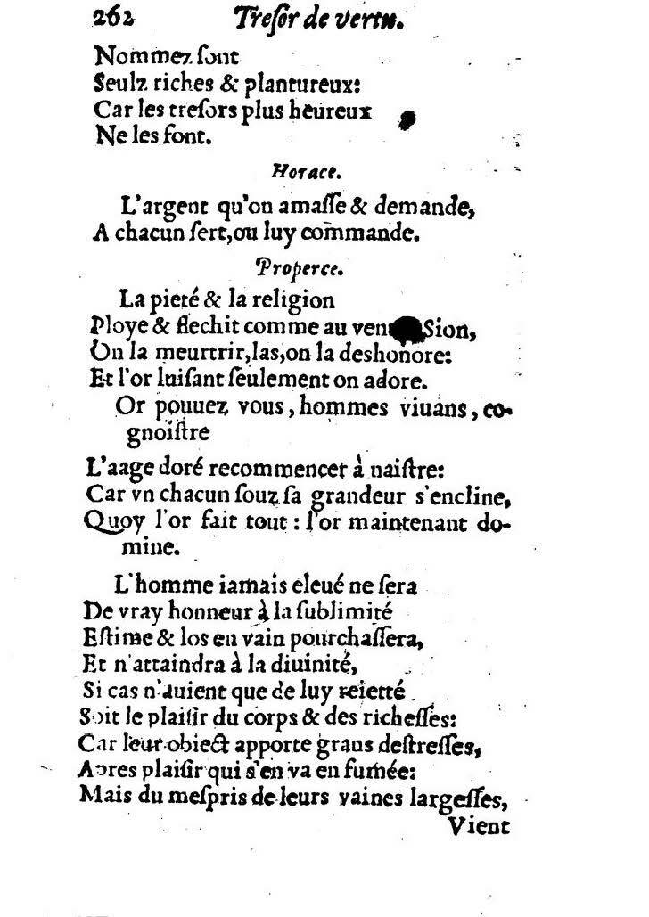 1558 - Nicolas Perrineau et Jean Temporal - Trésor de vertu - BM Lyon