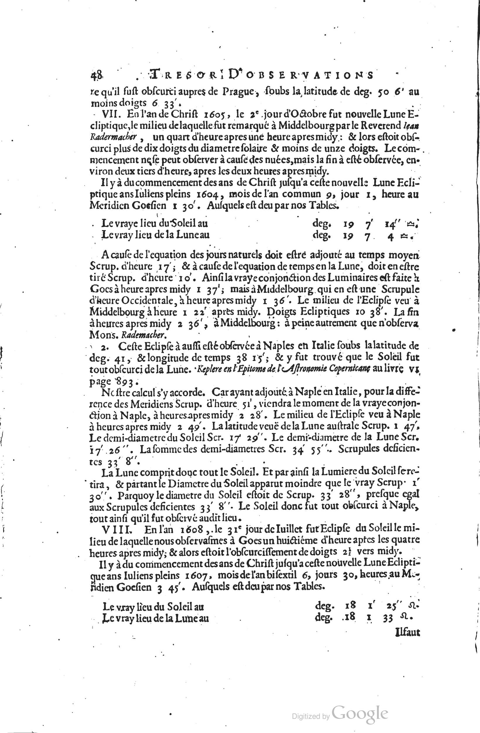1634 - Zacharie Roman - Les Tables perpétuelles - Universiteit Leiden