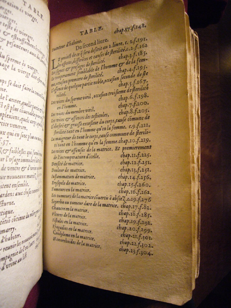 1585 - Jacques du Puis - Trésor des remèdes secrets pour les maladies des femmes - BnF